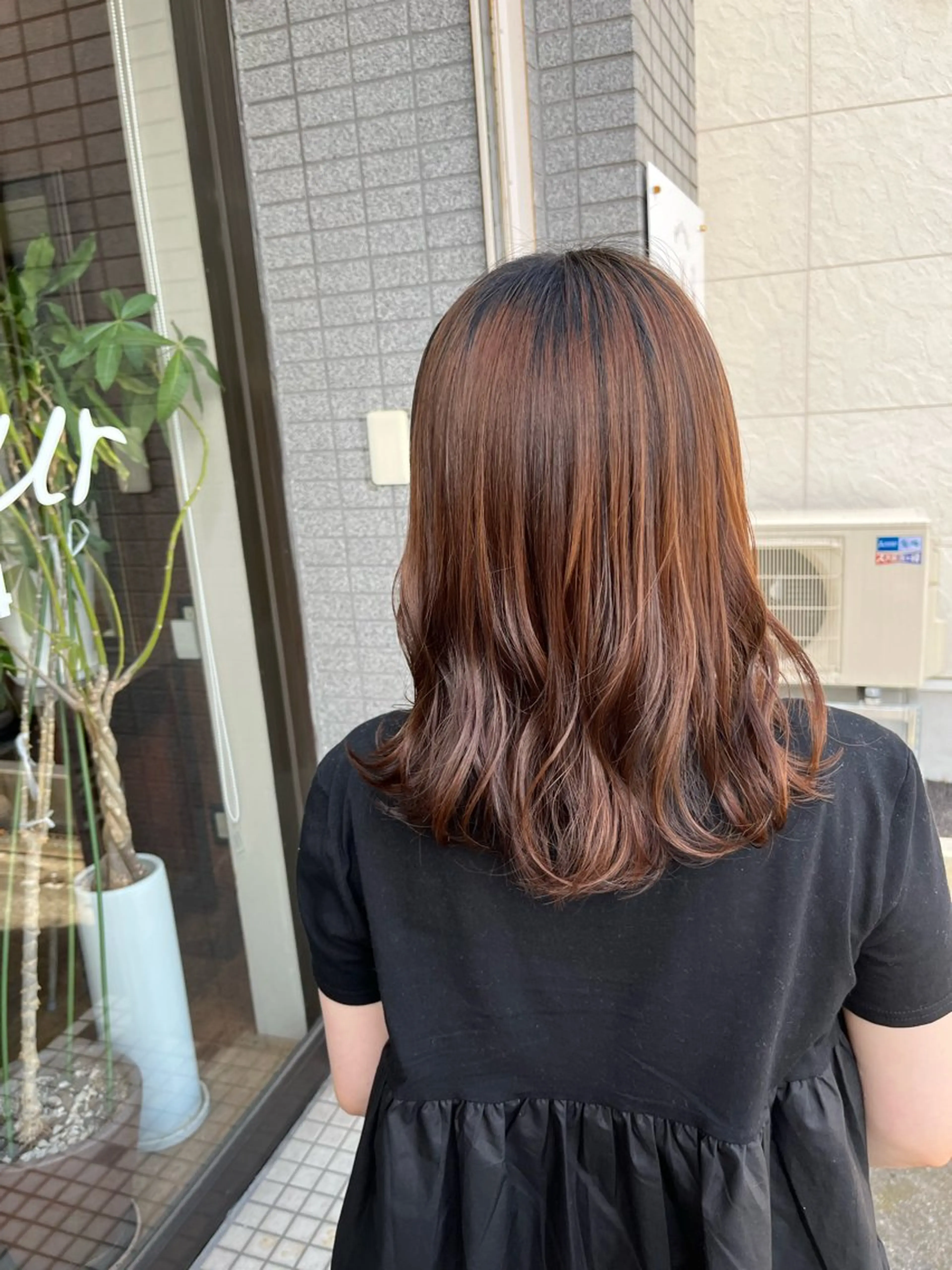 セミロング 立野 希沙のヘアスタイル
