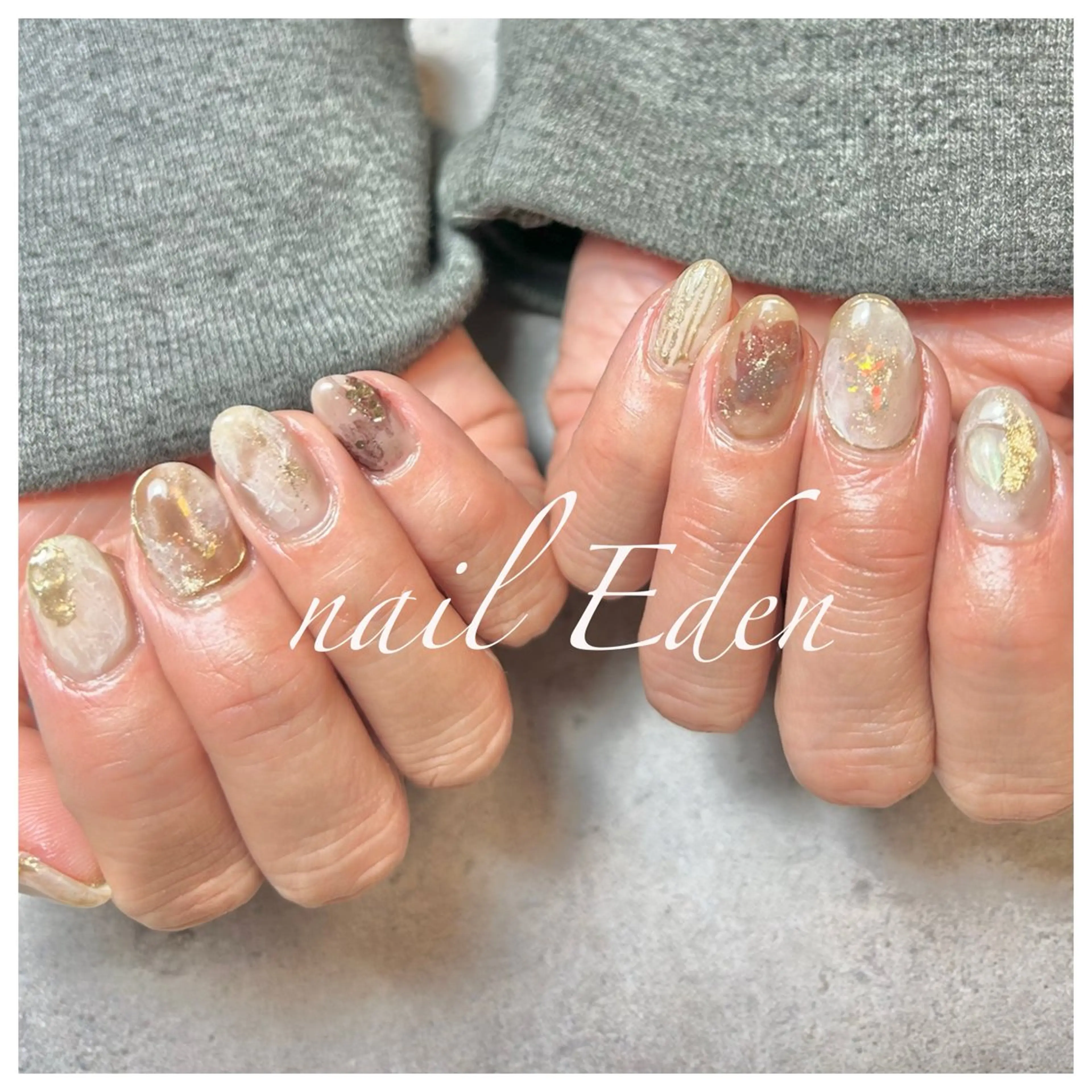 ネイル 持ち込み Eden ♾️のネイルデザイン