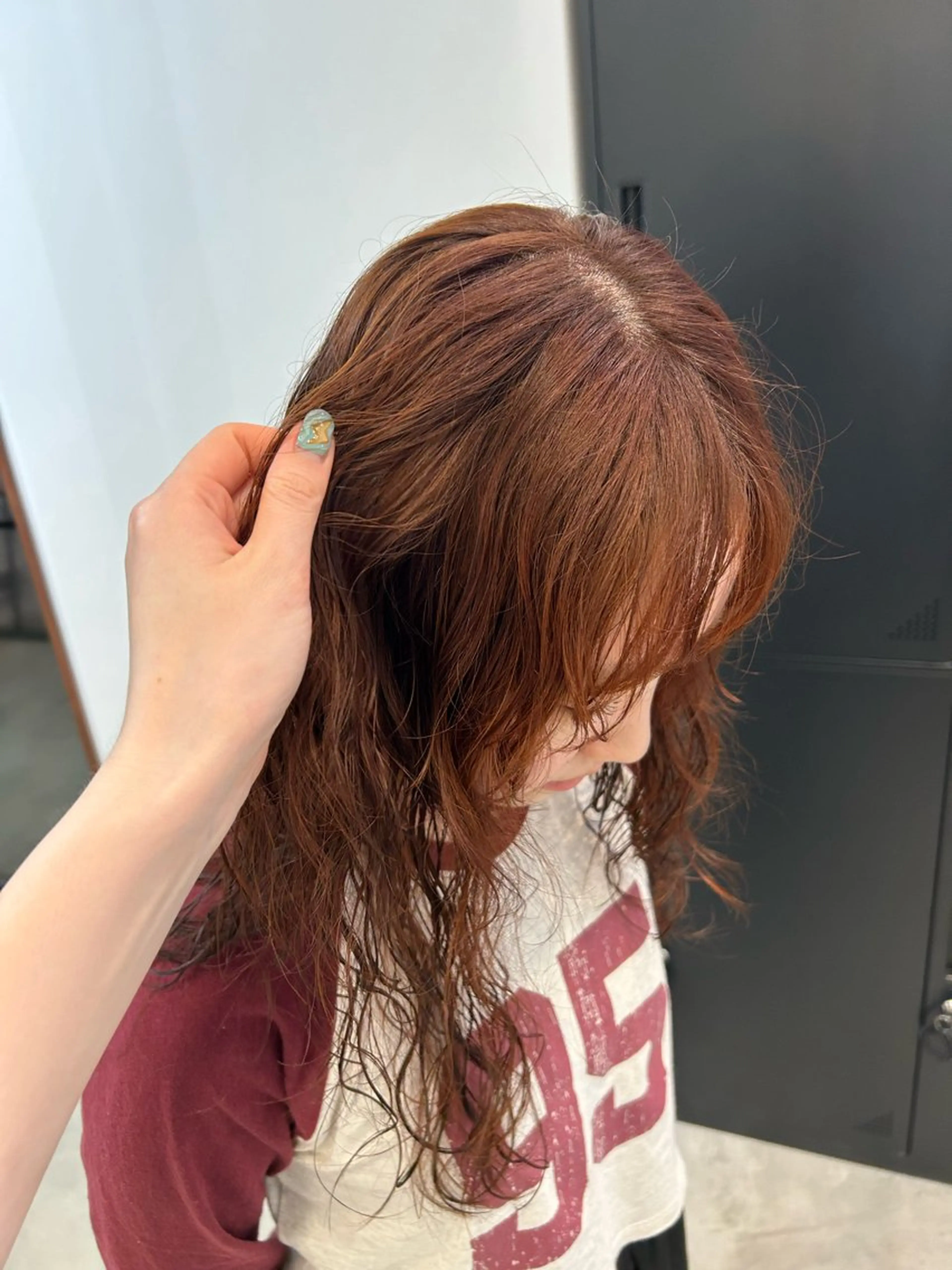 セミロング ヘアカラー sakura/カラー /群馬のヘアスタイル