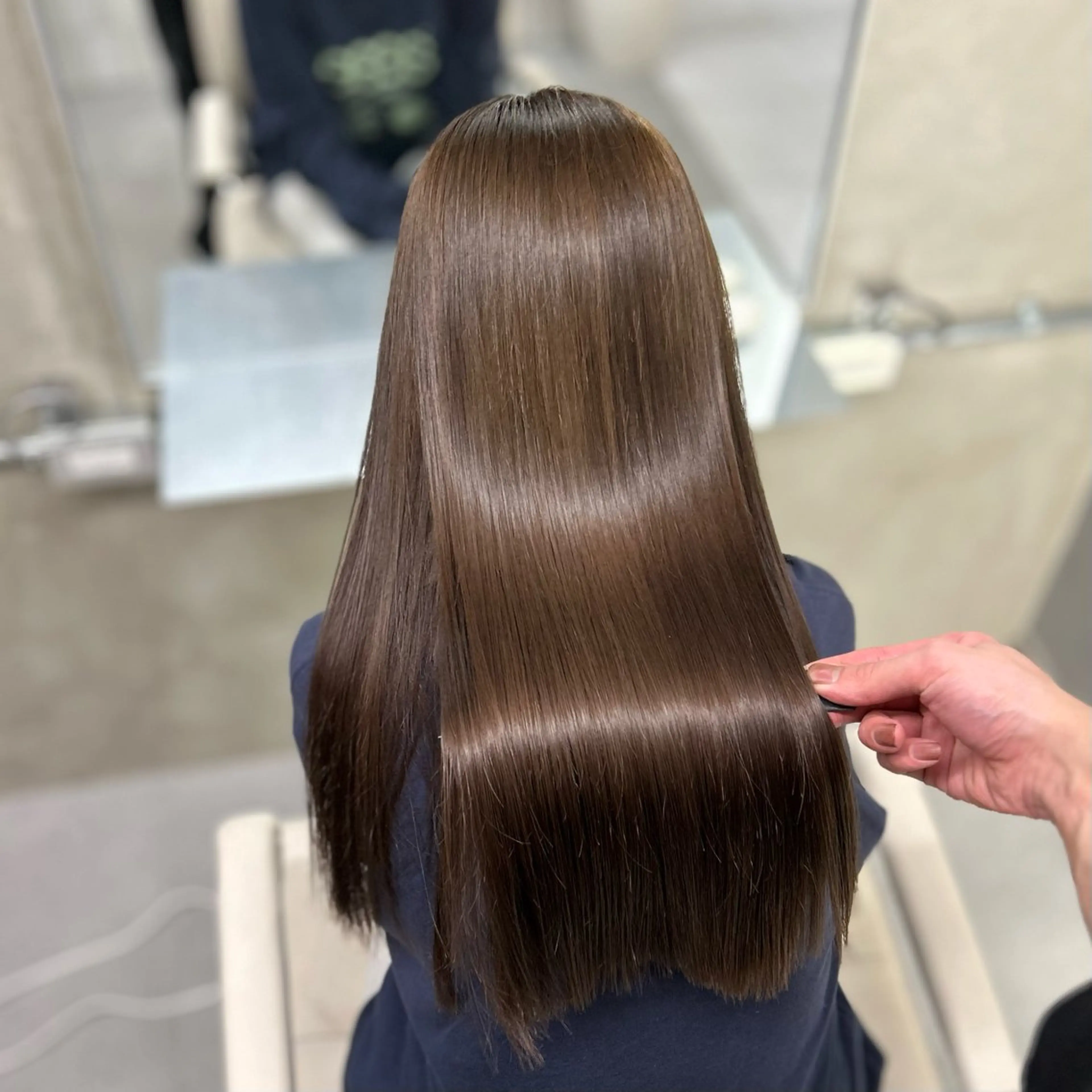 ロング 阿倍野/髪質改善 /縮毛矯正/坪田幸広のヘアスタイル