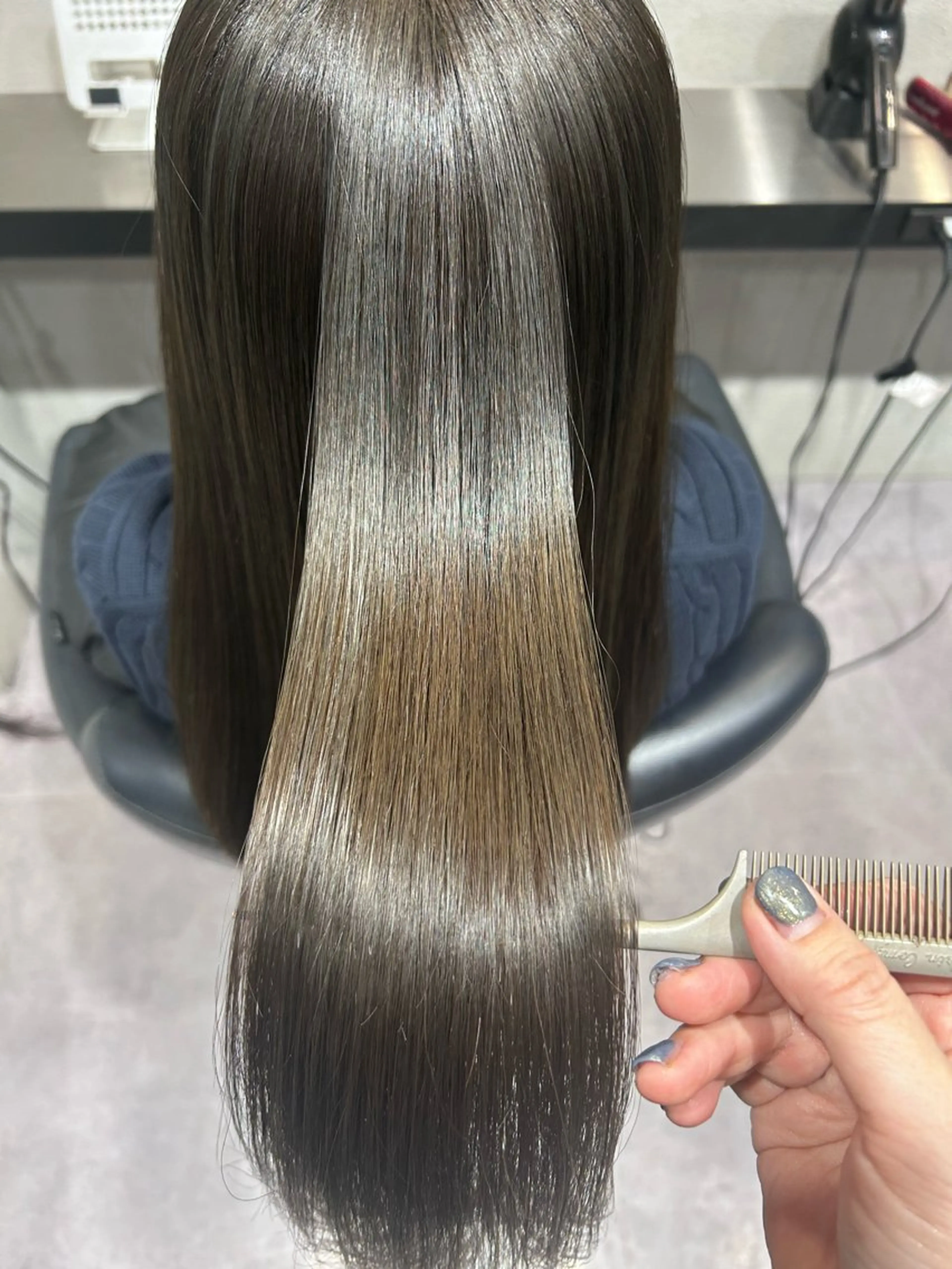 セミロング カラー ベージュカラー 🌈ウルトワ水素 髪質改善naru🌈のヘアスタイル