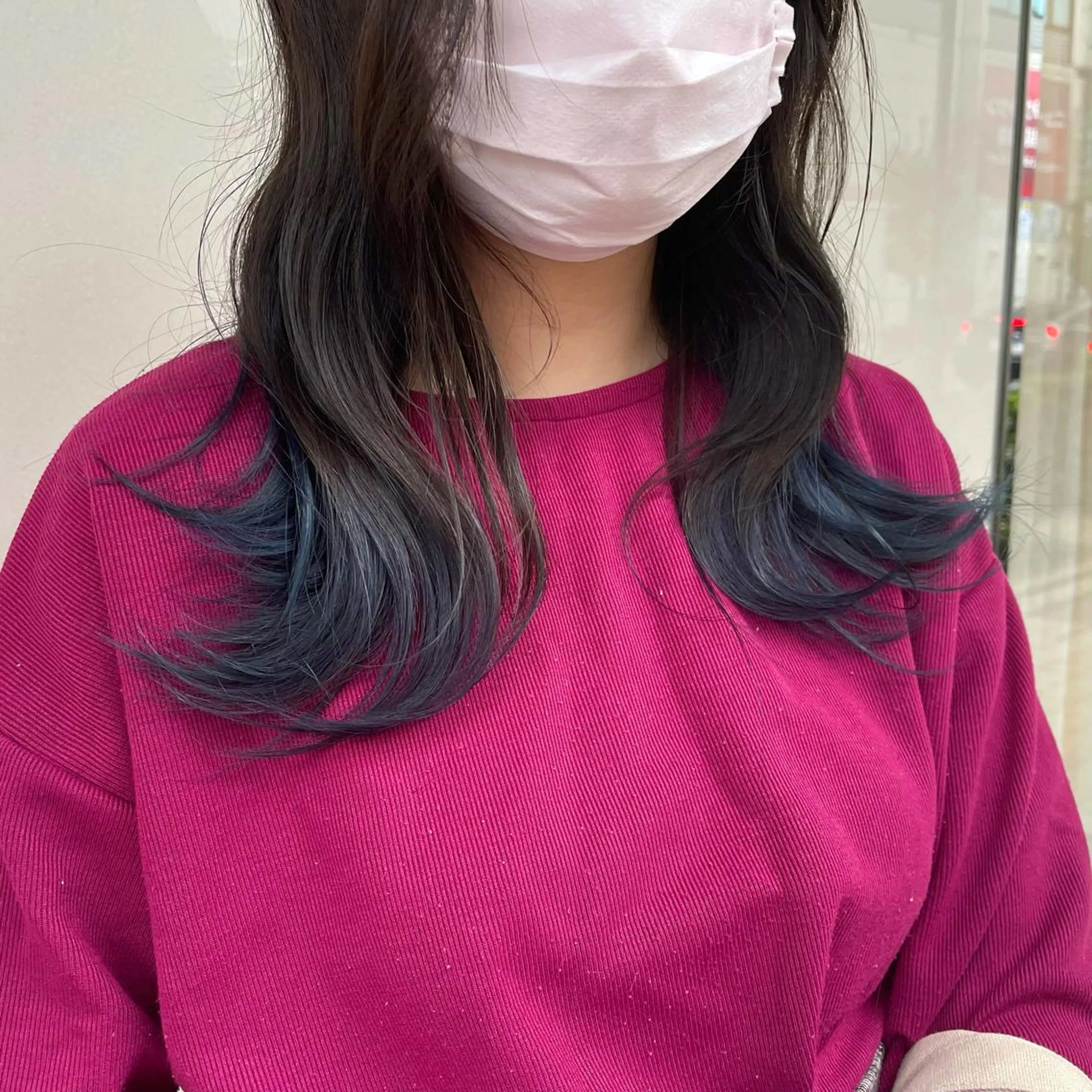 ロング 千野 優由のヘアスタイル