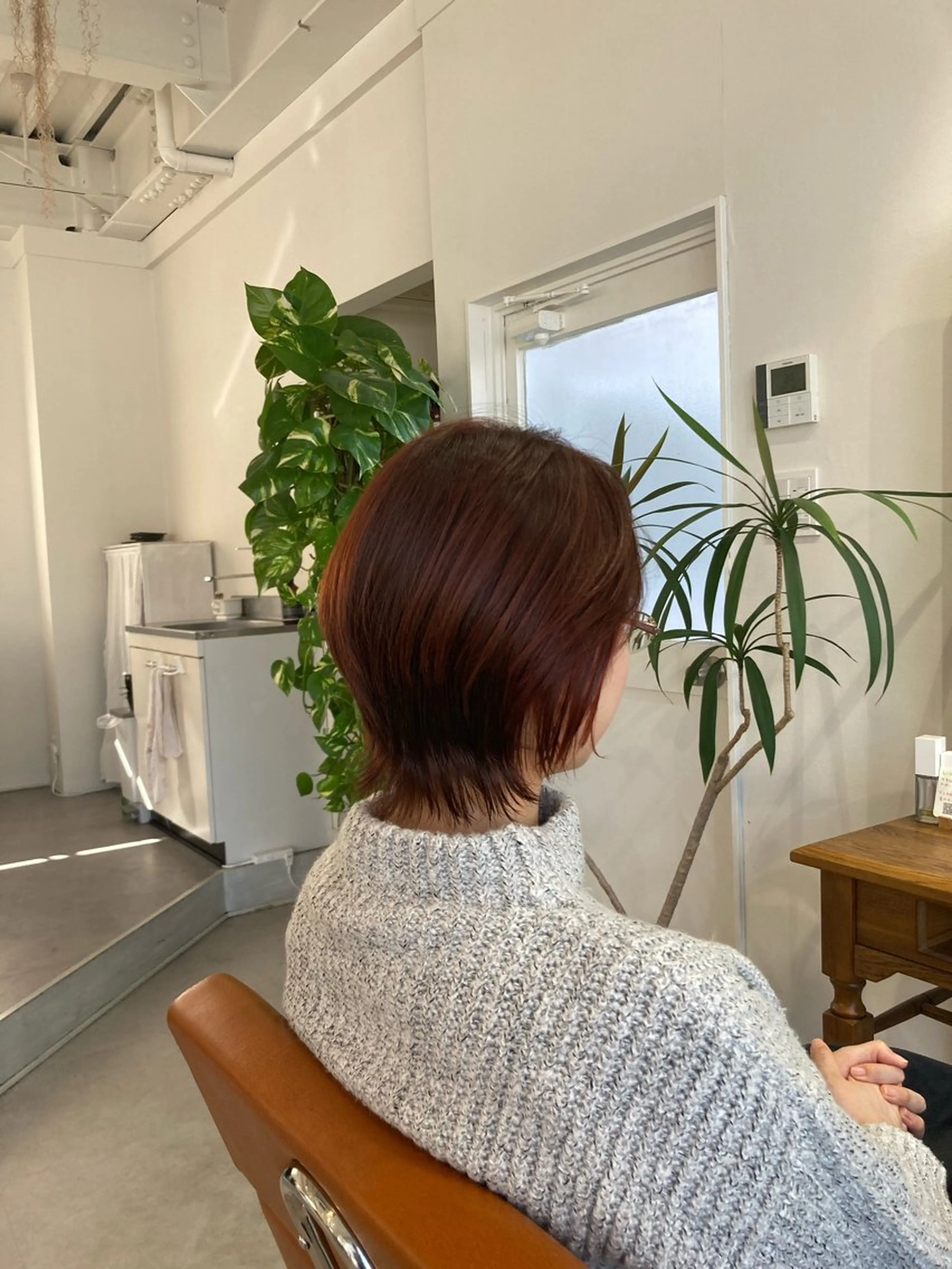 ショート カット ヘアカラー 丹下 鐘太郎のヘアスタイル