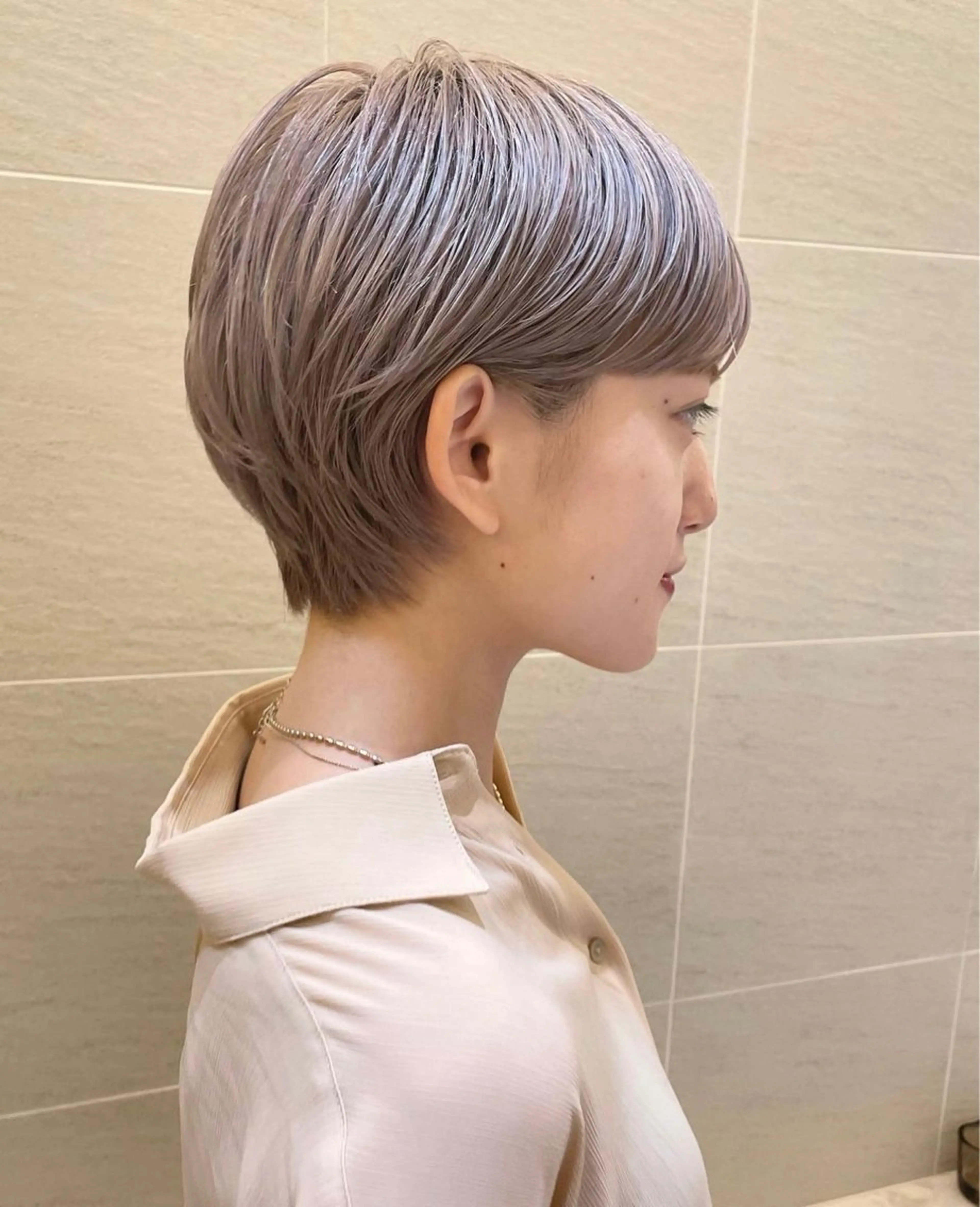 ショート カラー ショートヘア 撮影モデル様募集 直樹のヘアスタイル