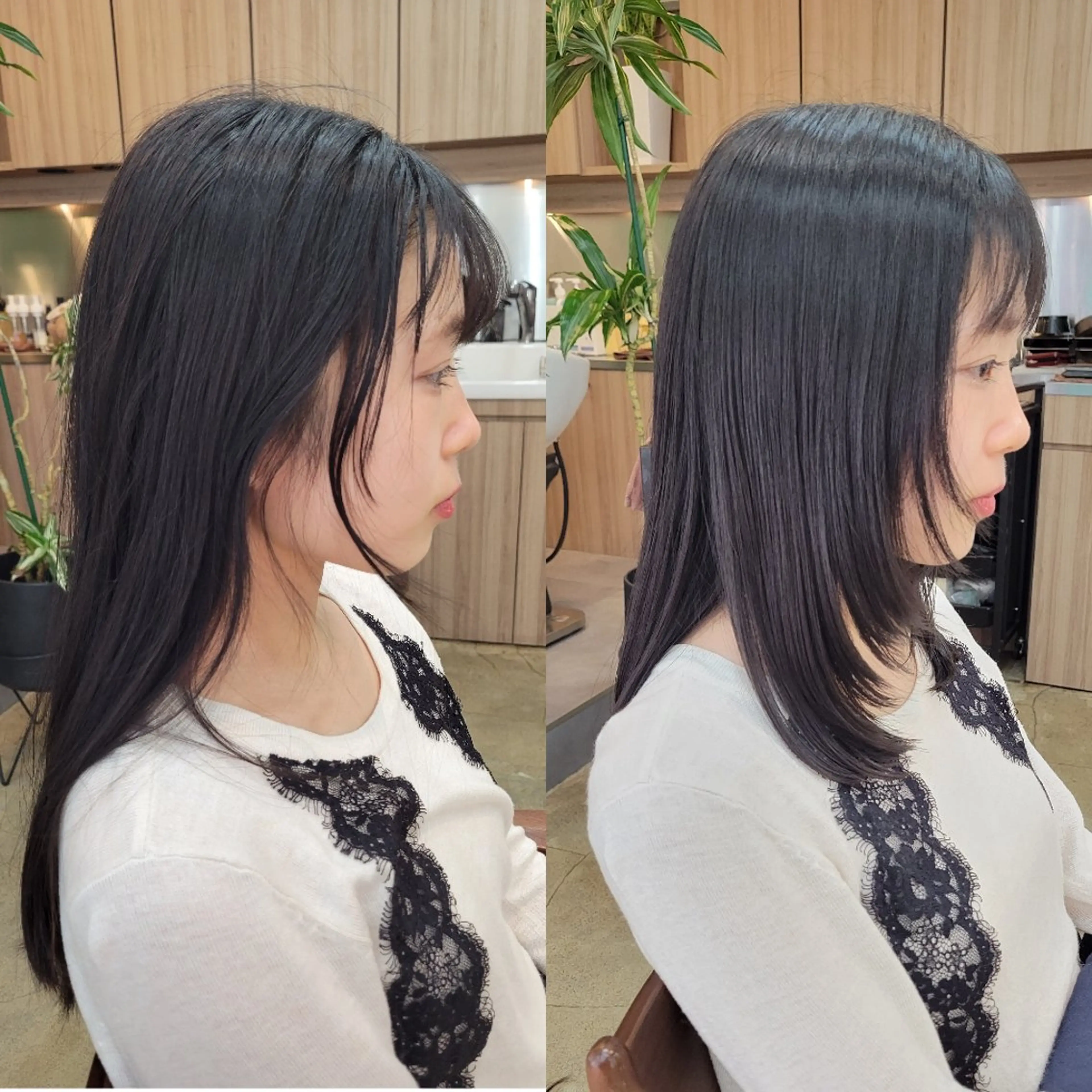 ミディアム レイヤーカット 野村 果音(カノン)のヘアスタイル