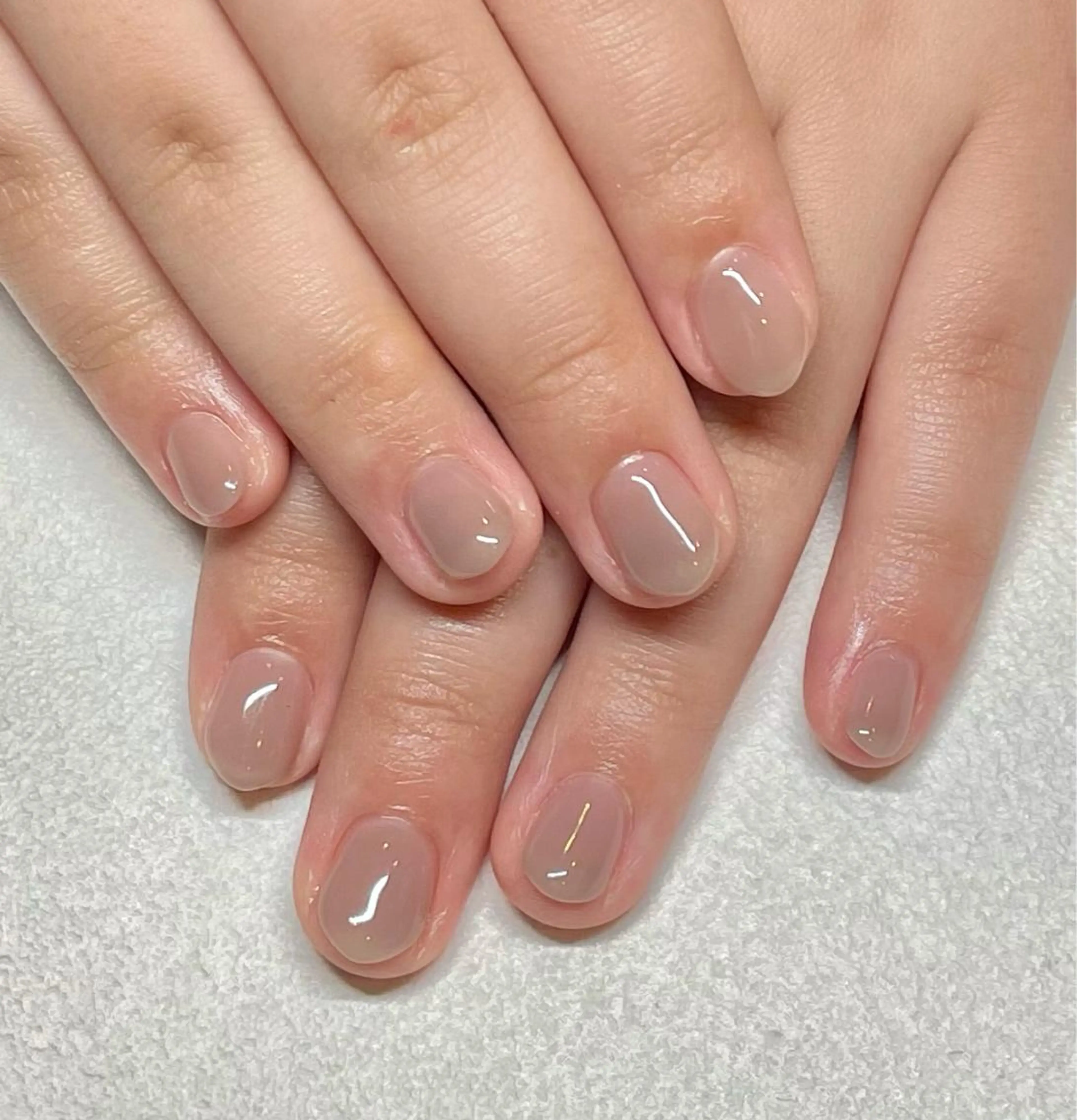 ネイル ワンカラーネイル ささき れいなのネイルデザイン