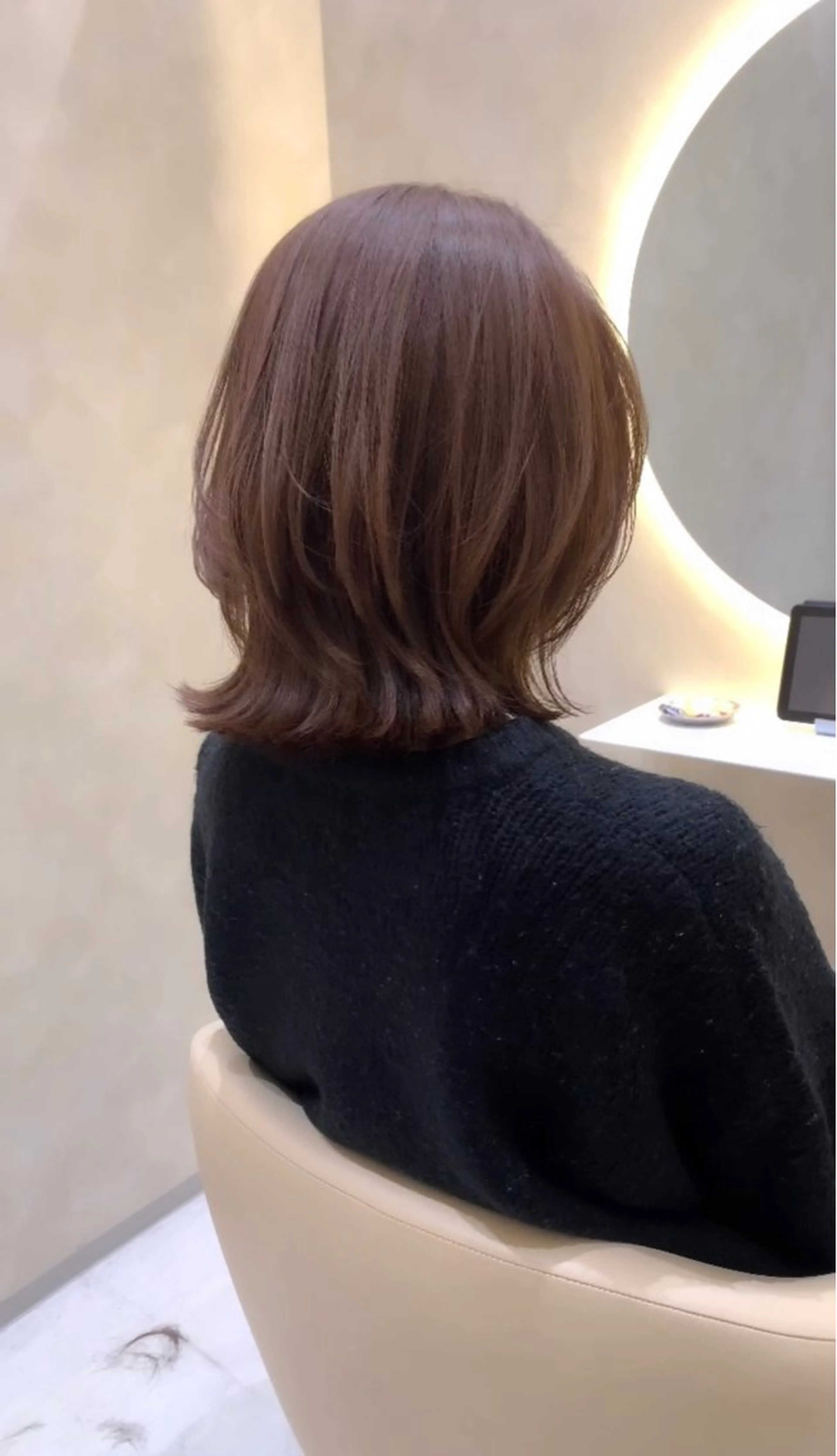 髪質改善inケアカラー(白髪染め可)+カット  ￥8900の写真