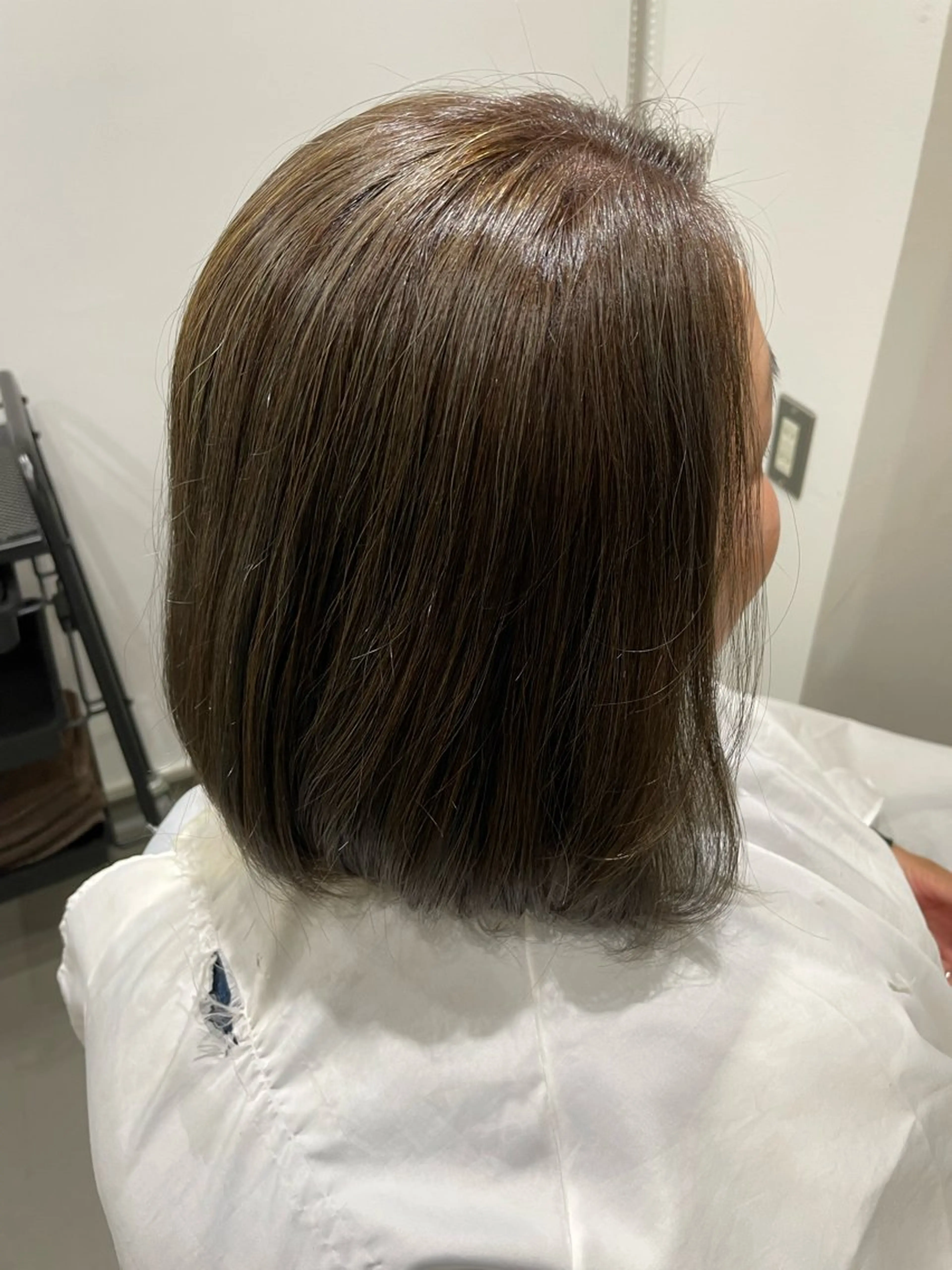 ミディアム カラー アッシュ ハイライトカラー ハイライト 🎨 SHIORI🥀のヘアスタイル