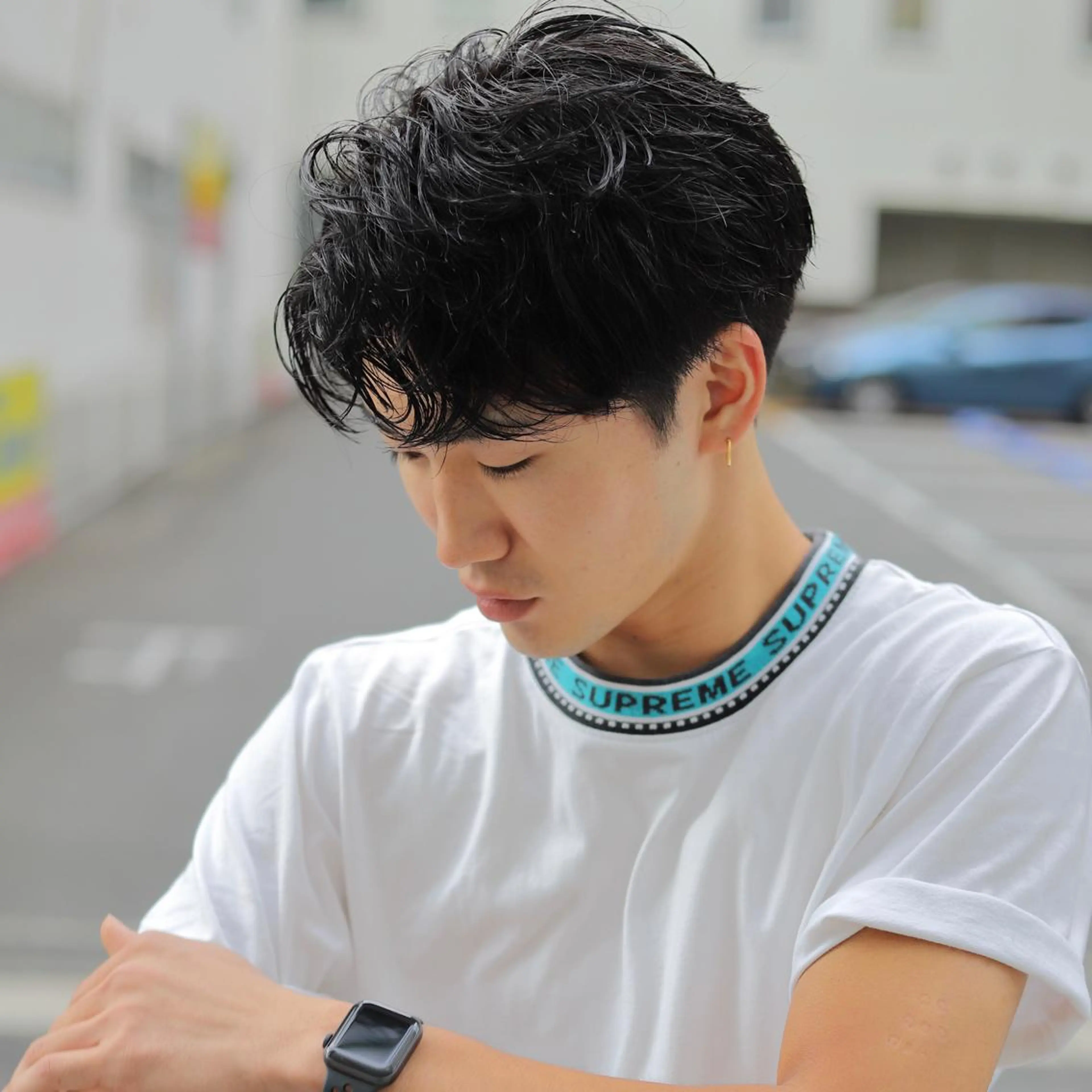 ショート メンズ カット 落合 優樹のヘアスタイル