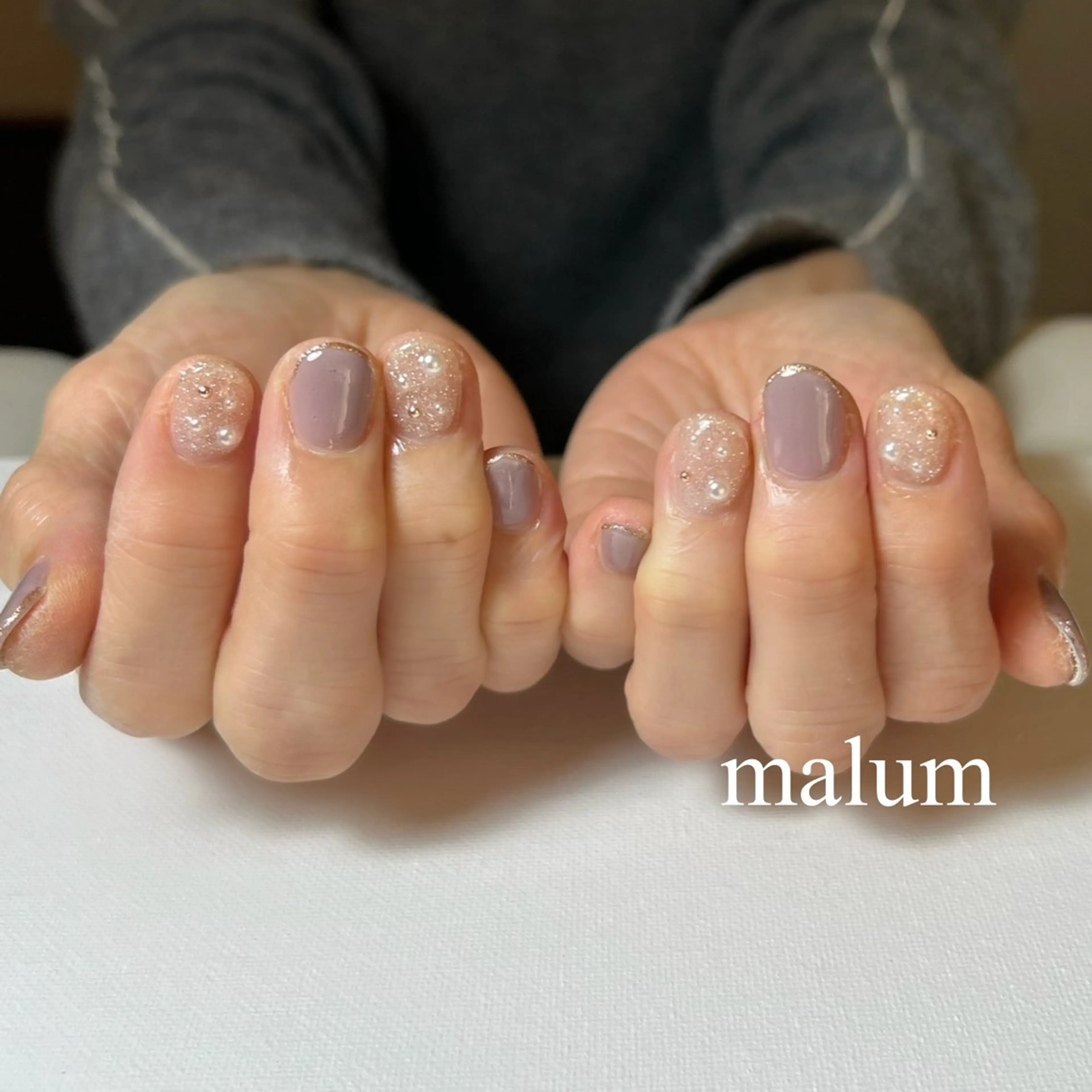 ネイル ハンドネイル malum nailのネイルデザイン