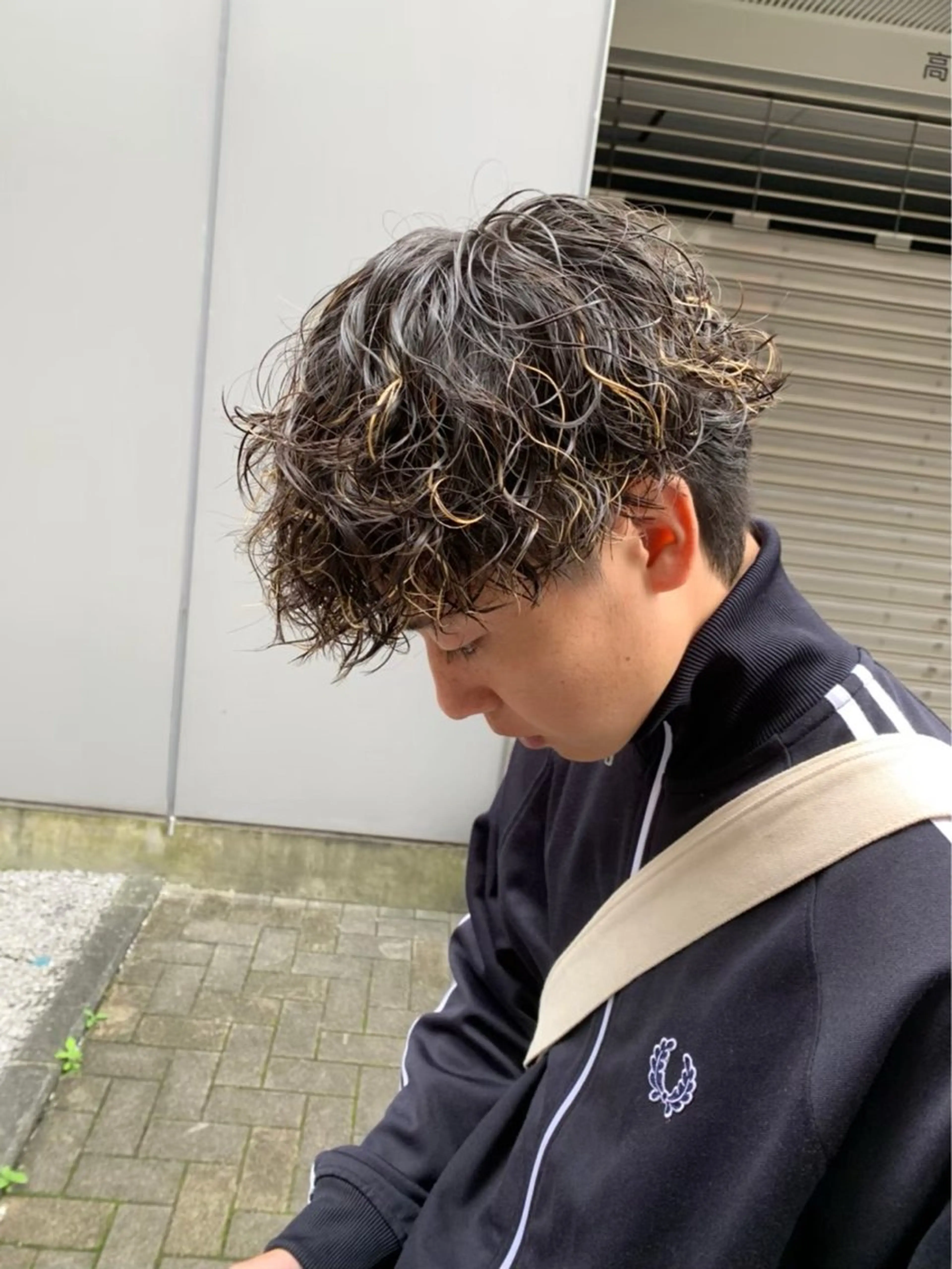 ショート パーマ メンズ カット パーマ ヘアセット お悩み解消✨/ メンズパーマ✨/直樹のヘアスタイル