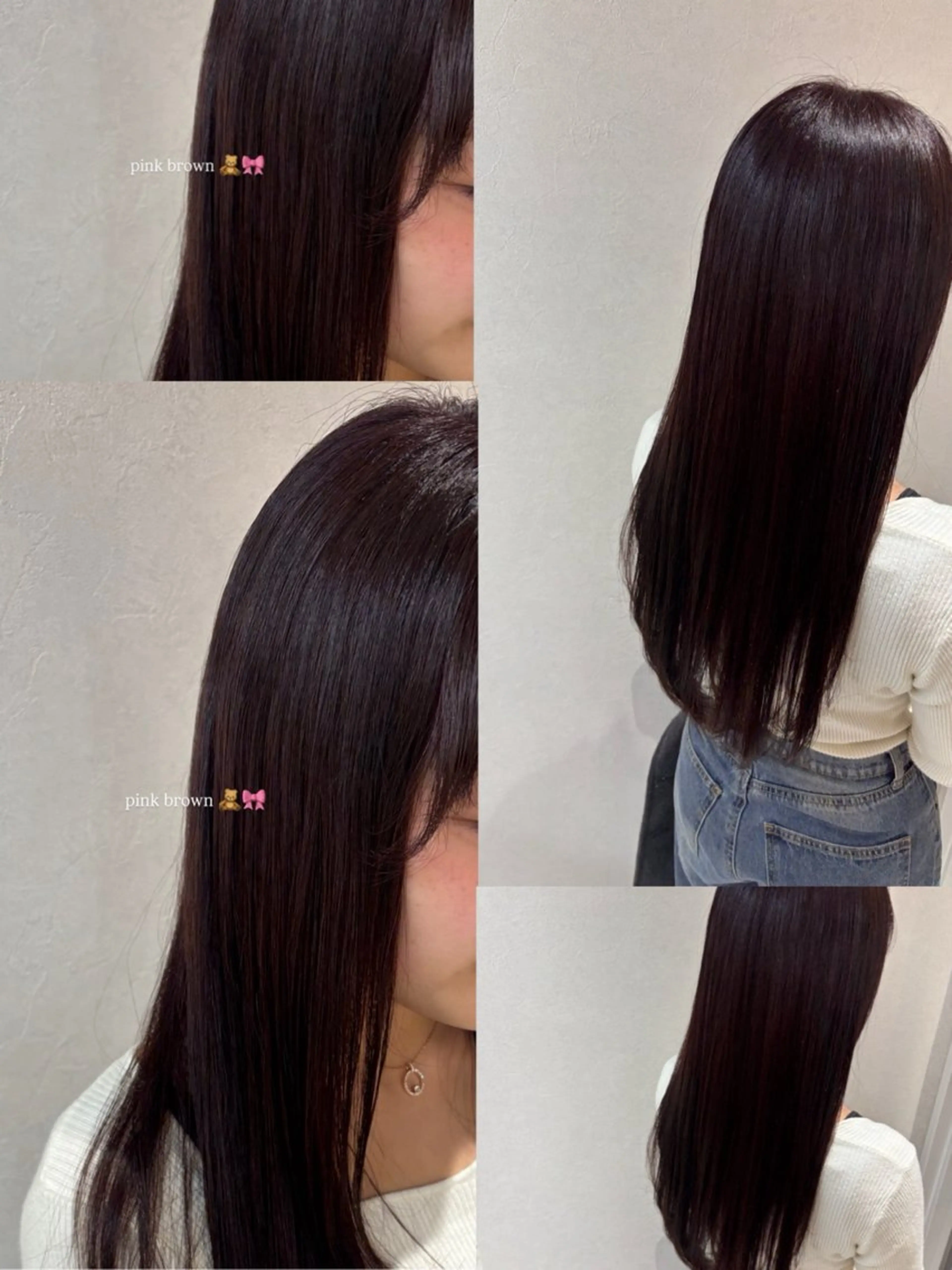 ロング ボブ/顔周りレイヤー asuka🫧のヘアスタイル