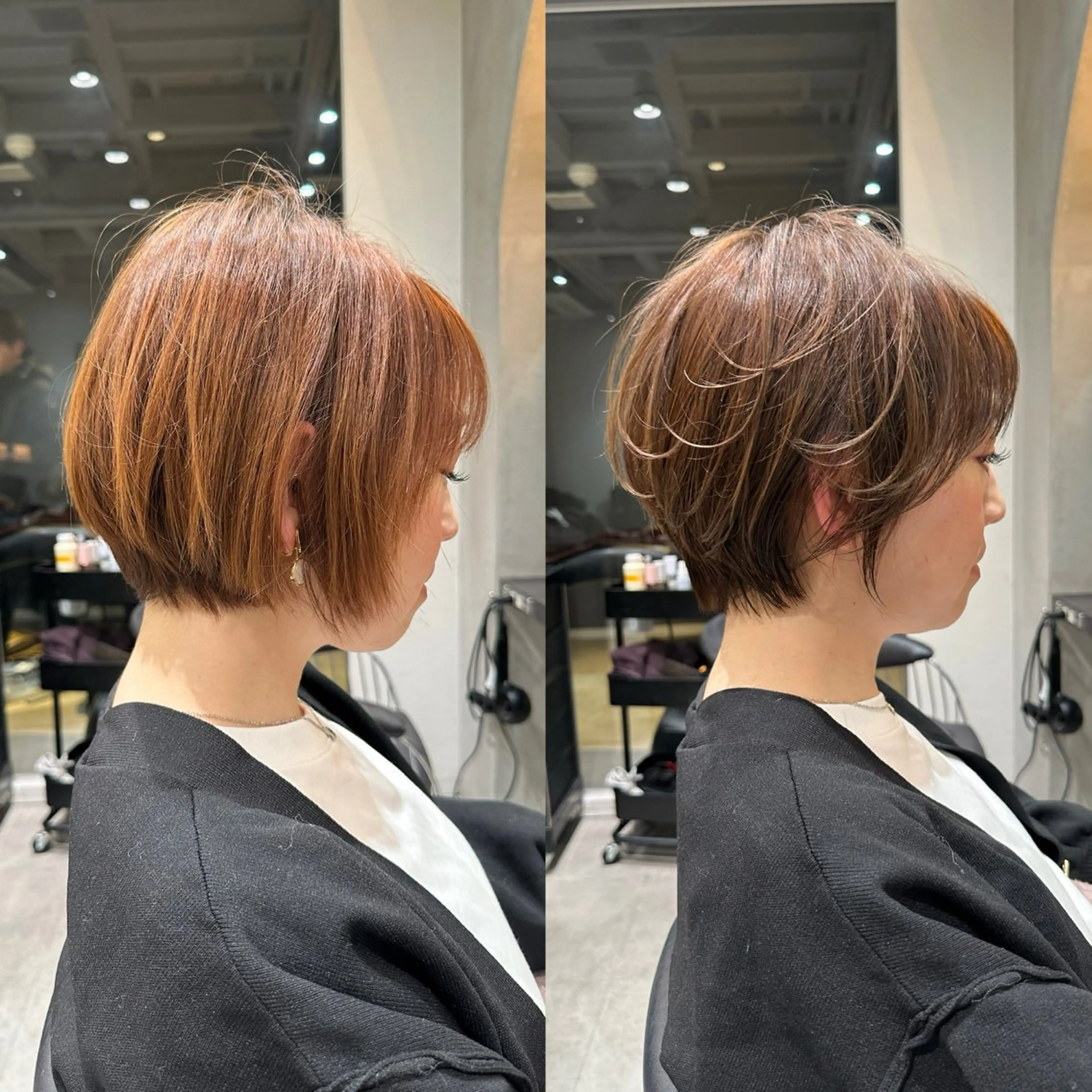 ショート ショートヘア 小顔カット カット ヘアカラー トリートメント ヘッドスパ taiga レイヤー /髪質改善/矯正🌈のヘアスタイル