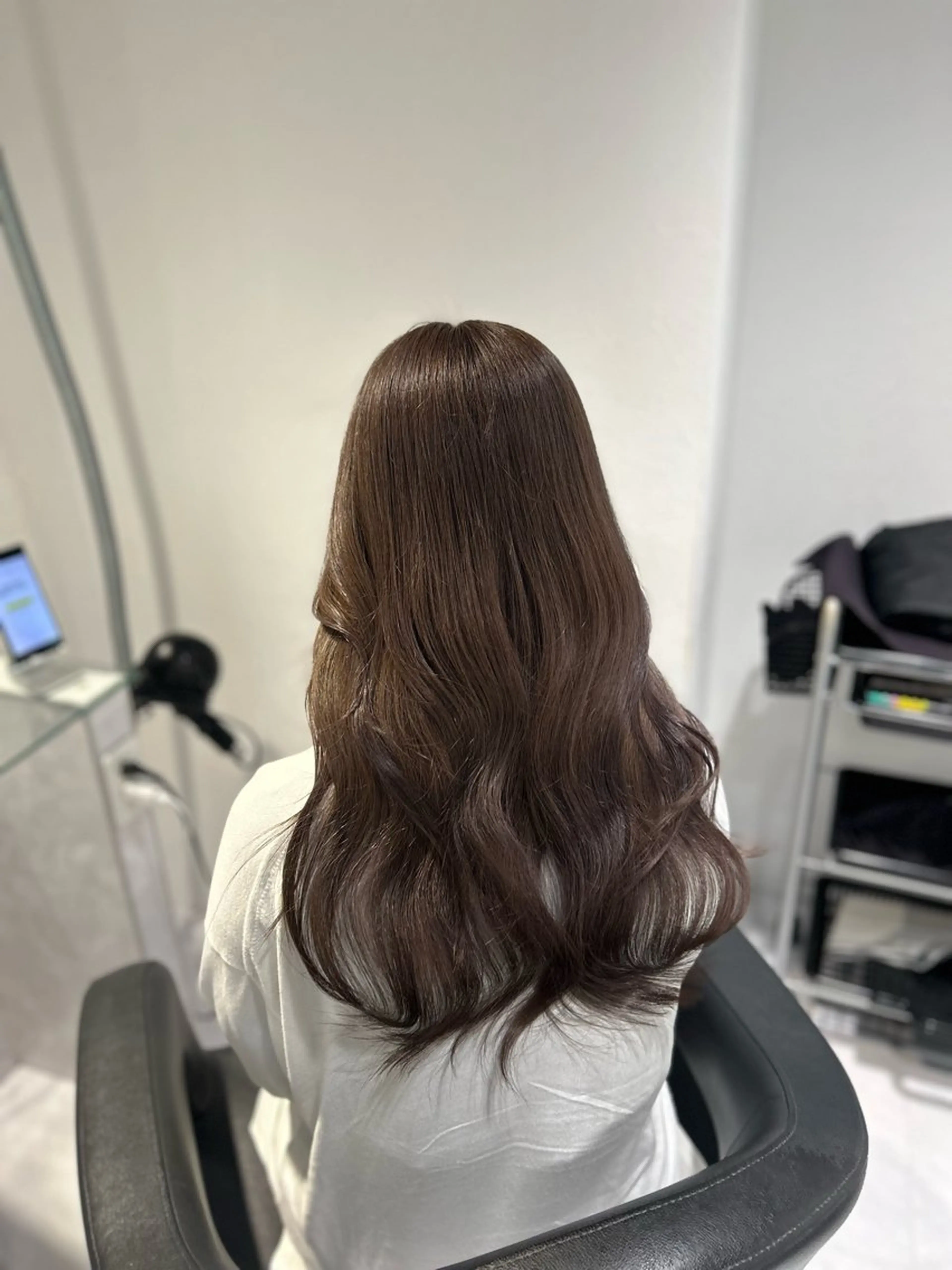 ロング カラー カット ヘアカラー トリートメント 表参道/透明感カラー /暗髪/ジュキヤのヘアスタイル