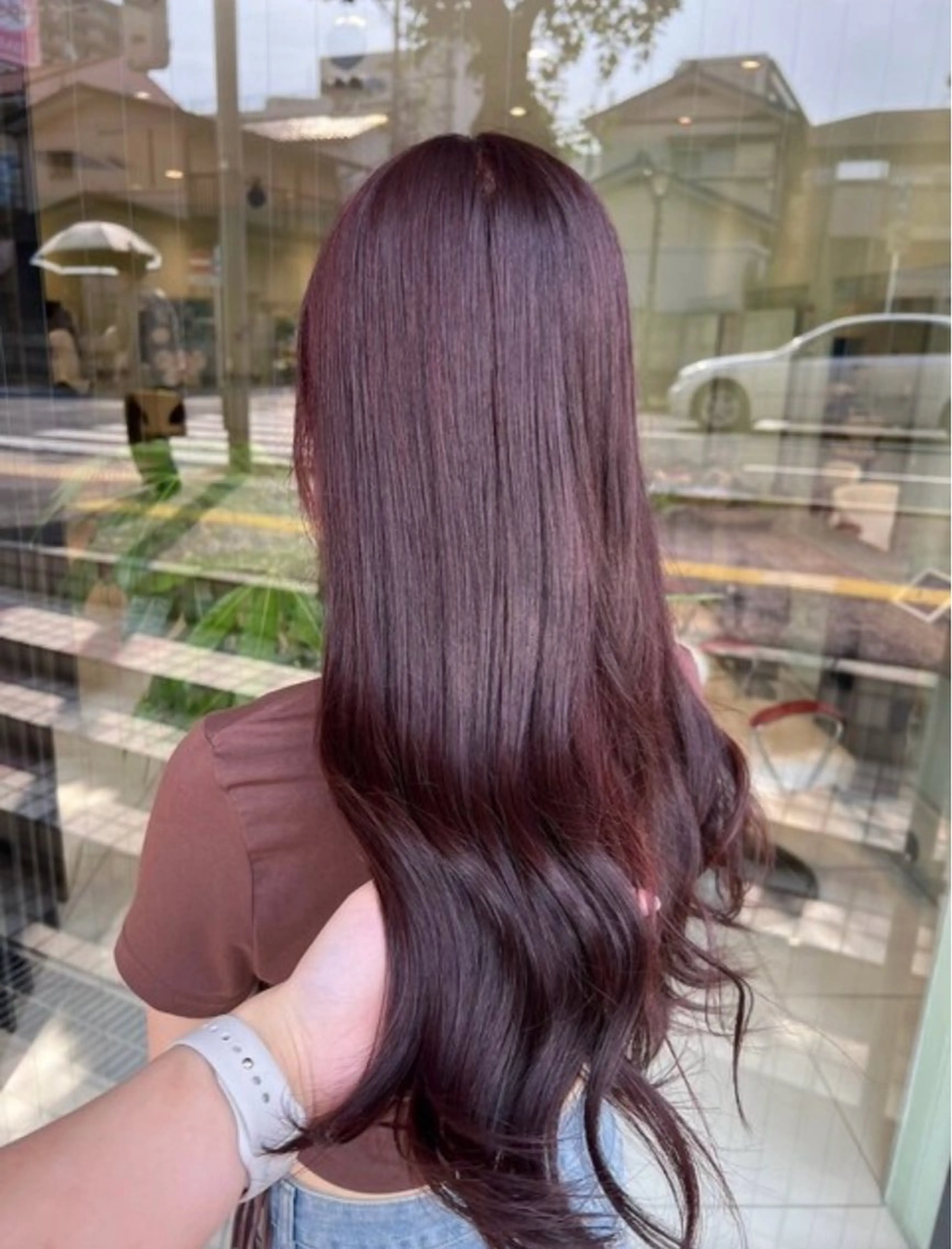 セミロング カラー KATO NATSUMIのヘアスタイル