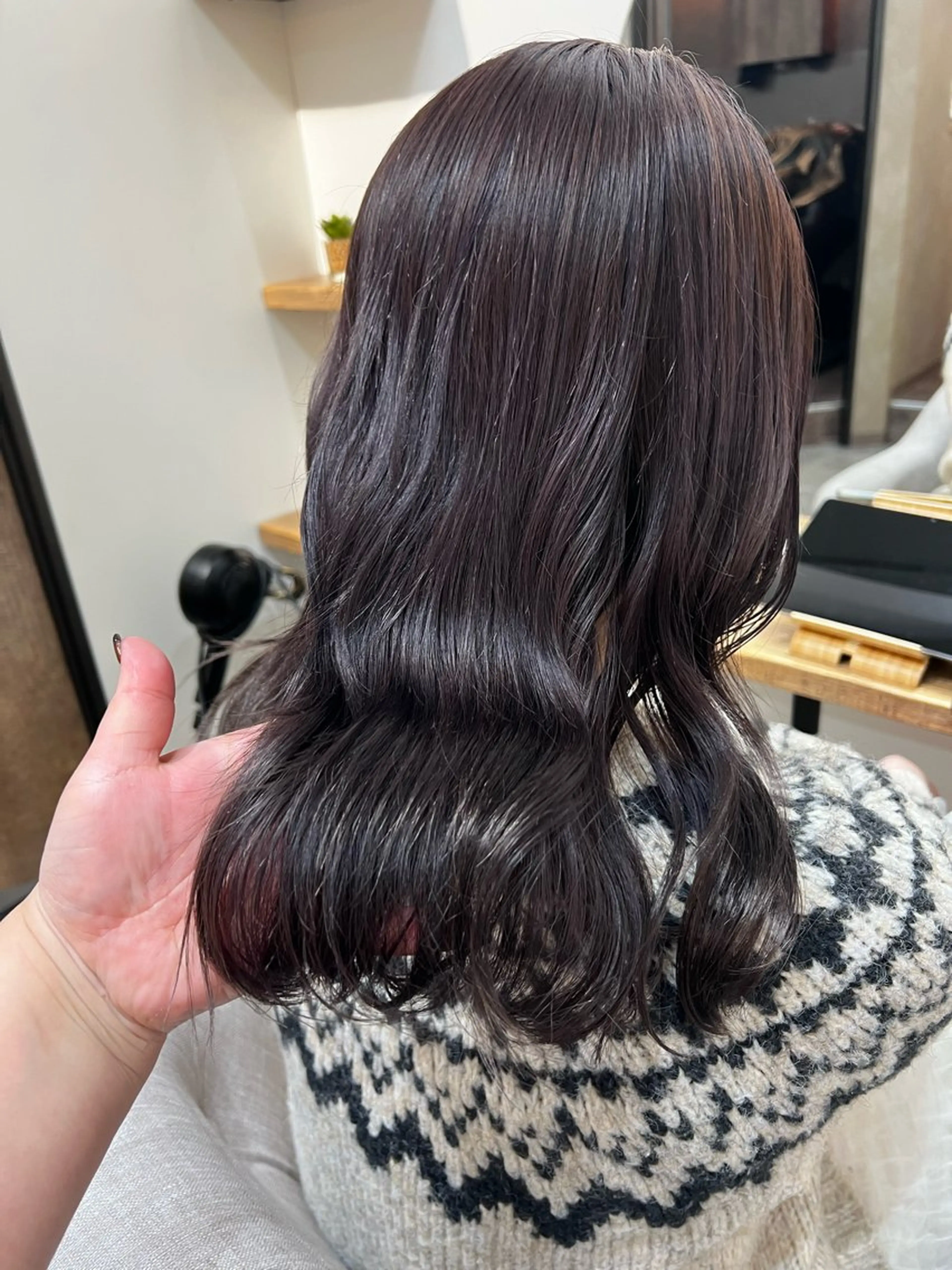 ミディアム カラー Sayaka サヤカのヘアスタイル