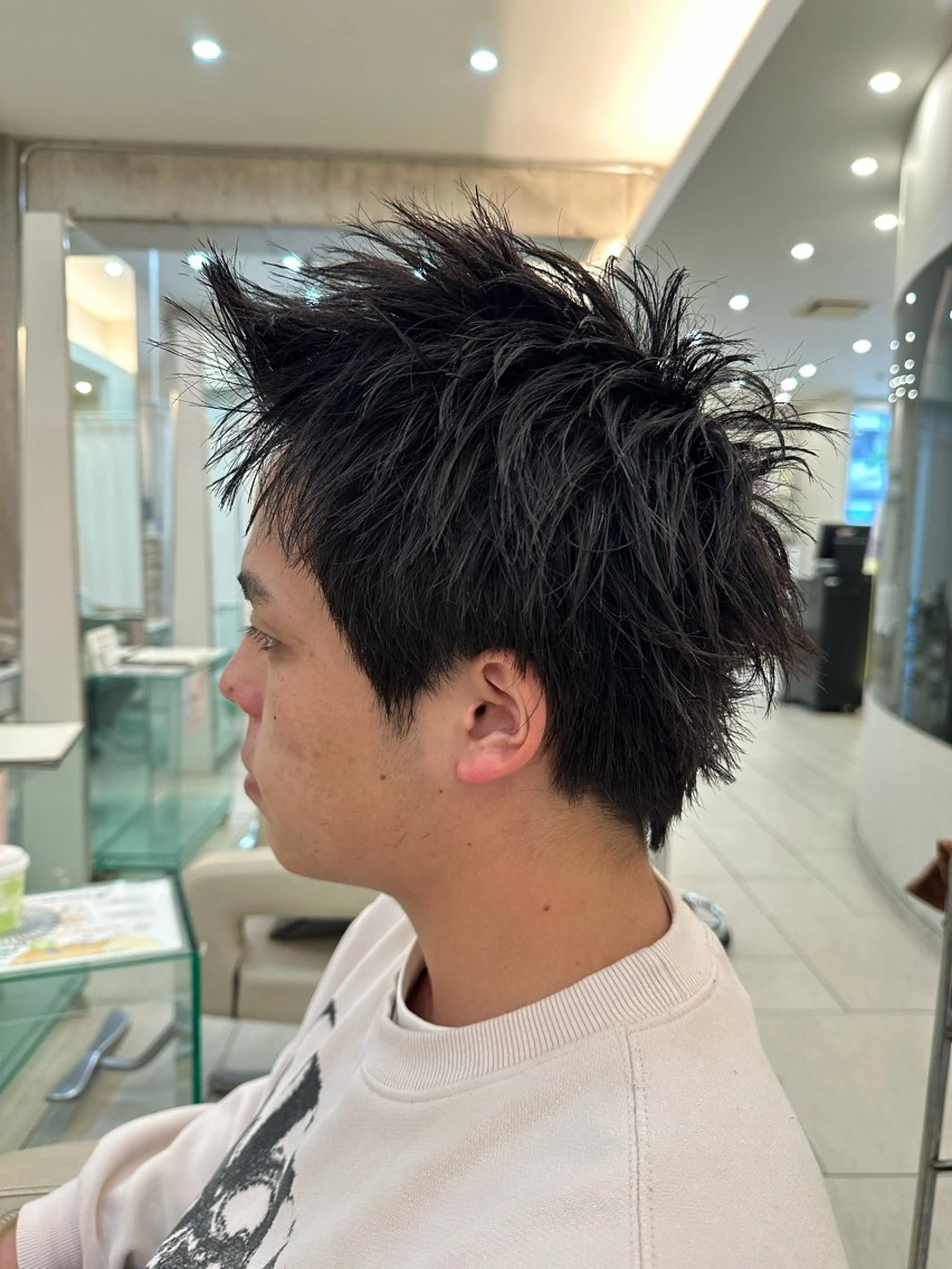 メンズ カット メンズ特化/メンズ パーマ/ハイトーンのヘアスタイル