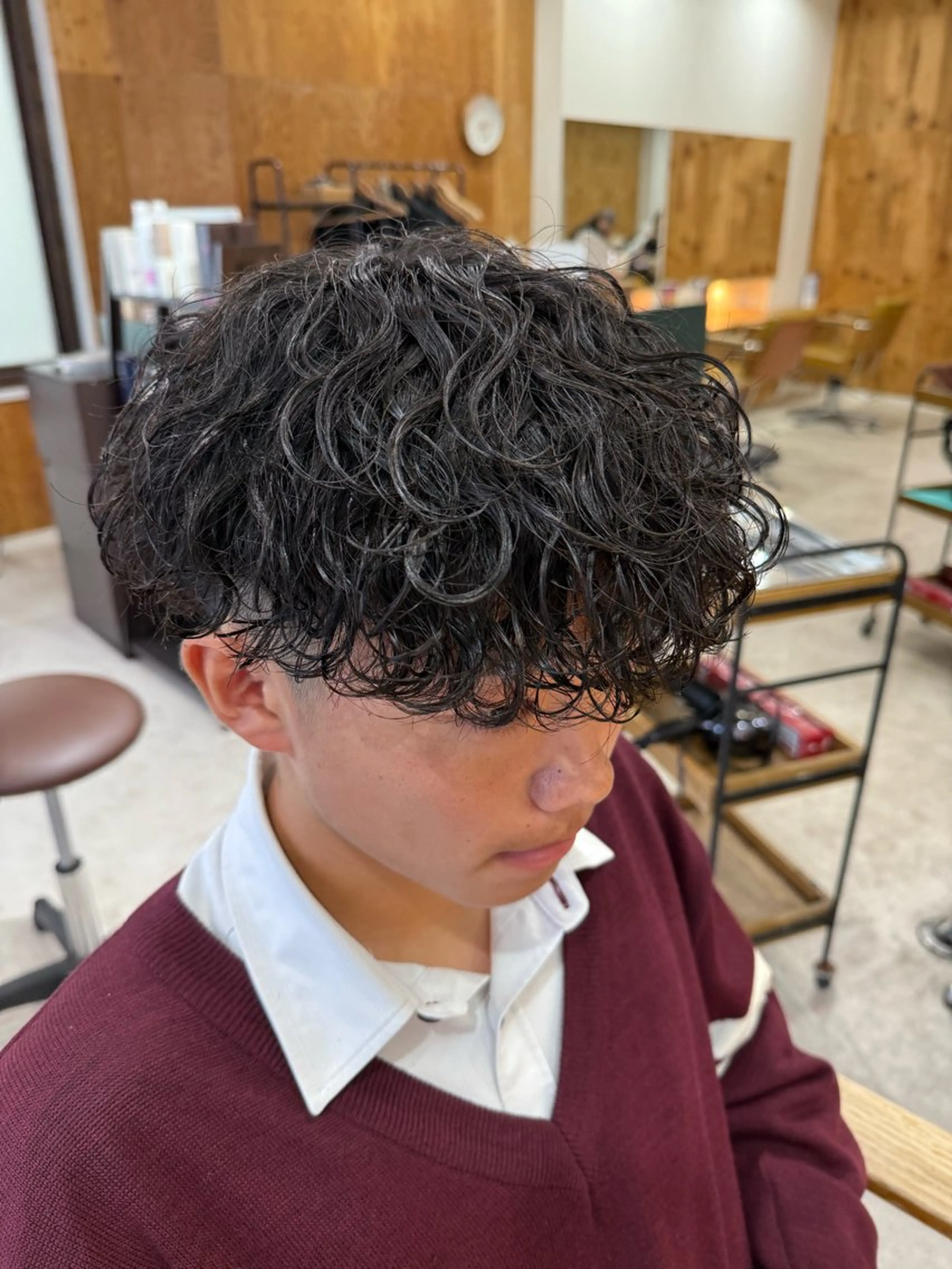 パーマ メンズ カット パーマ 【メンズパーマ専門】 質感職人/牧野成瀬のヘアスタイル