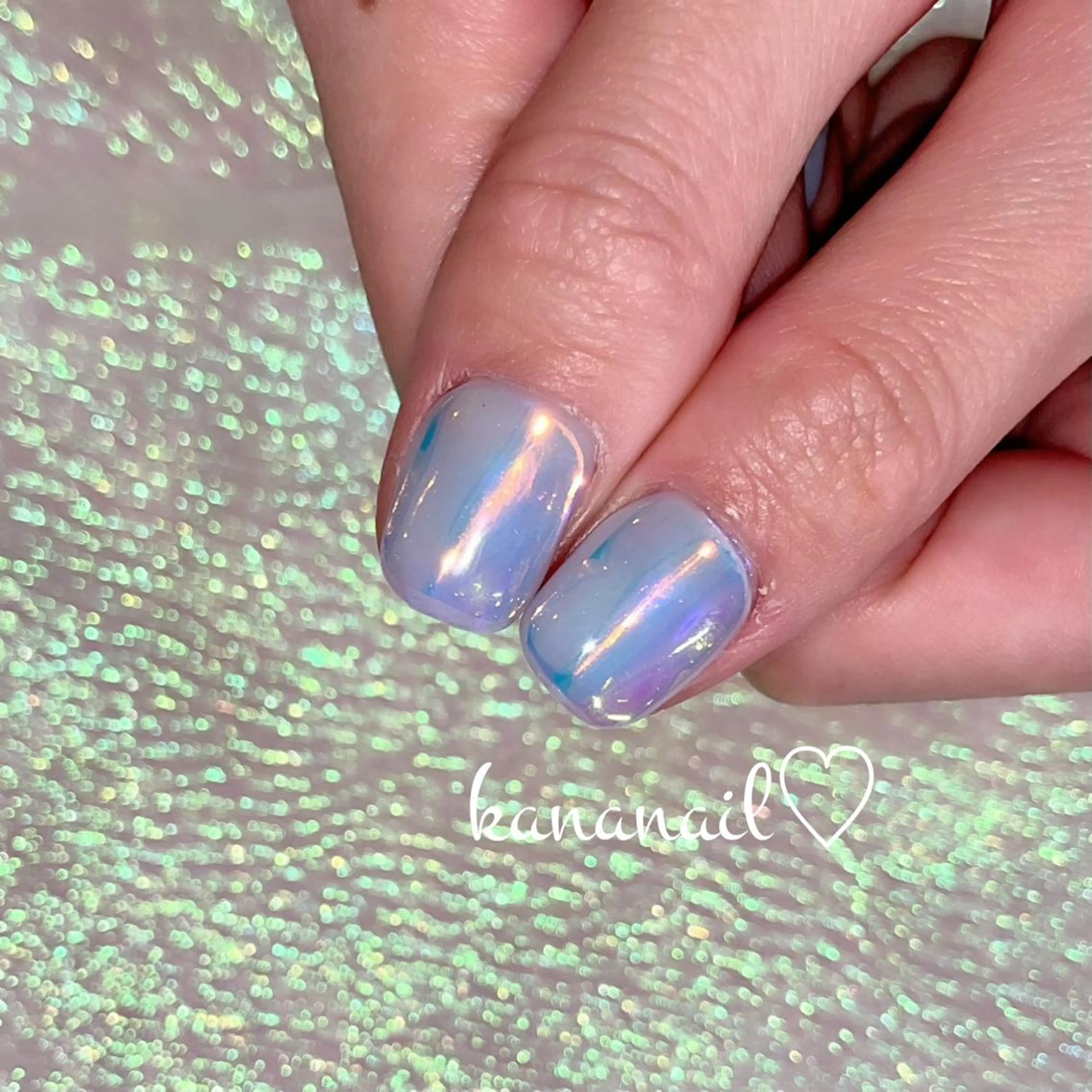 ネイル 氷ネイル・うるうるネイル kananail ♡のネイルデザイン