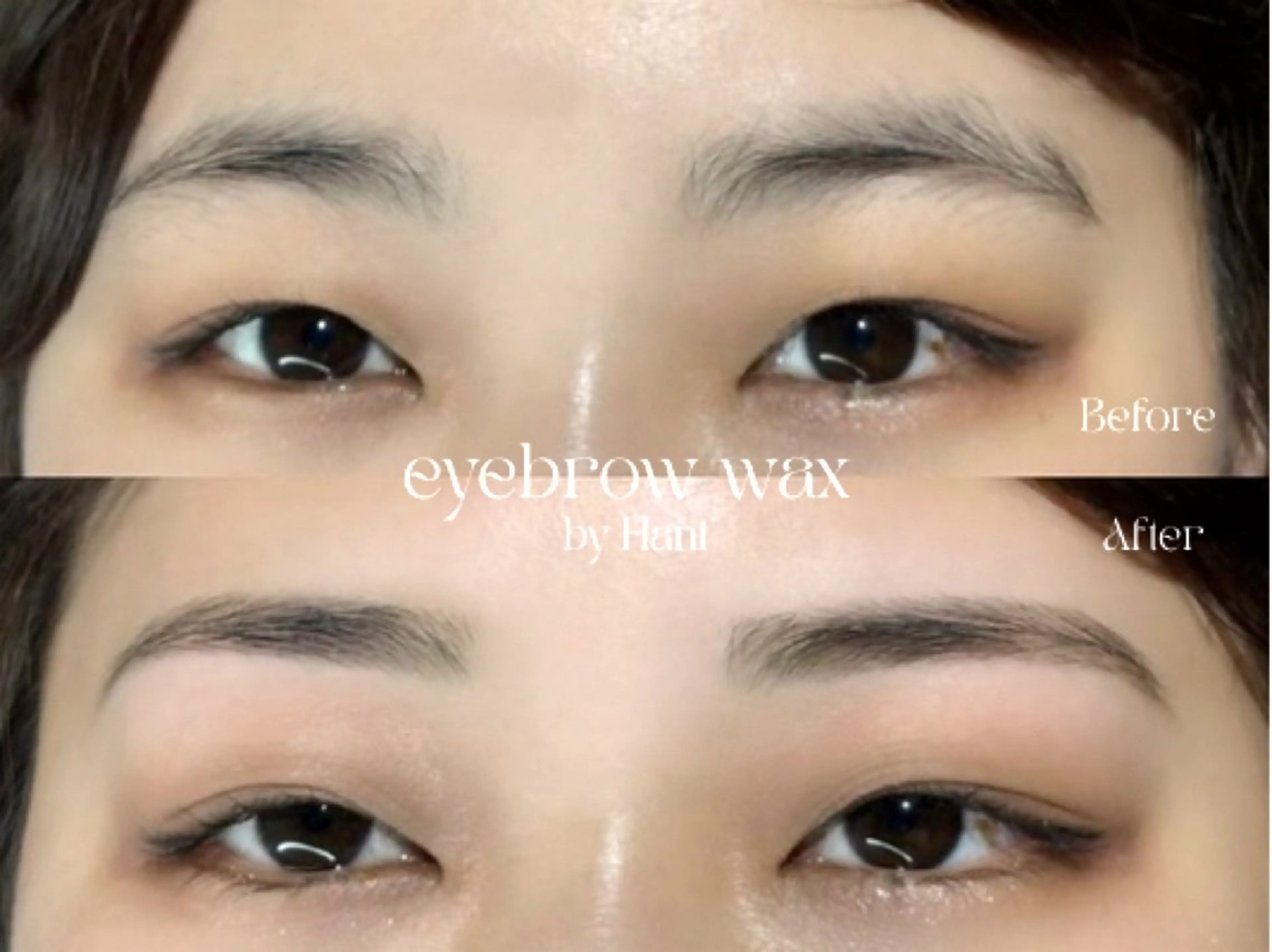 アイブロウ 眉毛ワックス脱毛 Hani🌛 マツパ/アイブロウのマツエク・マツパデザイン