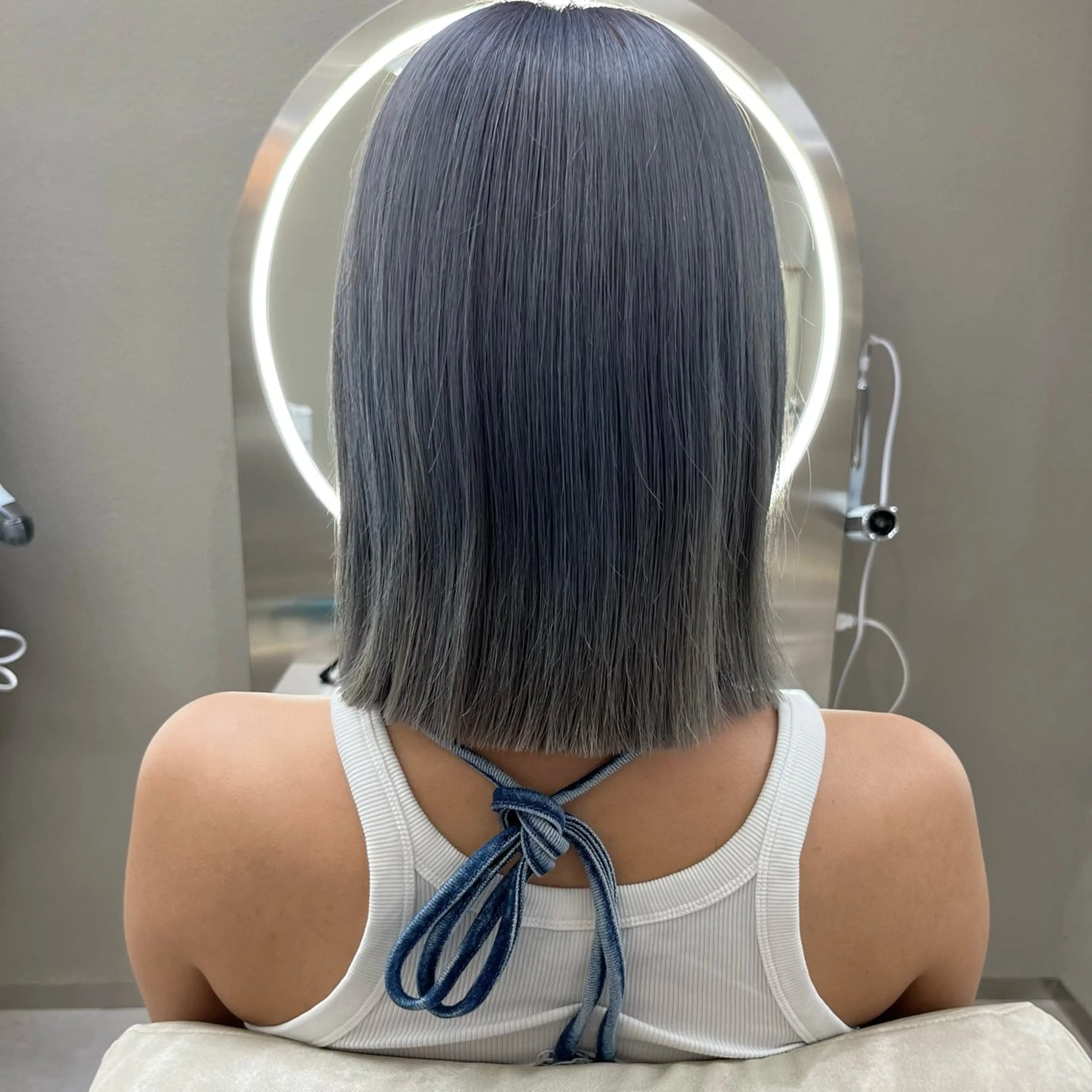 ミディアム 切りっぱなしボブ ボブ 🧡AYARI 札幌 ボブ 🧡のヘアスタイル