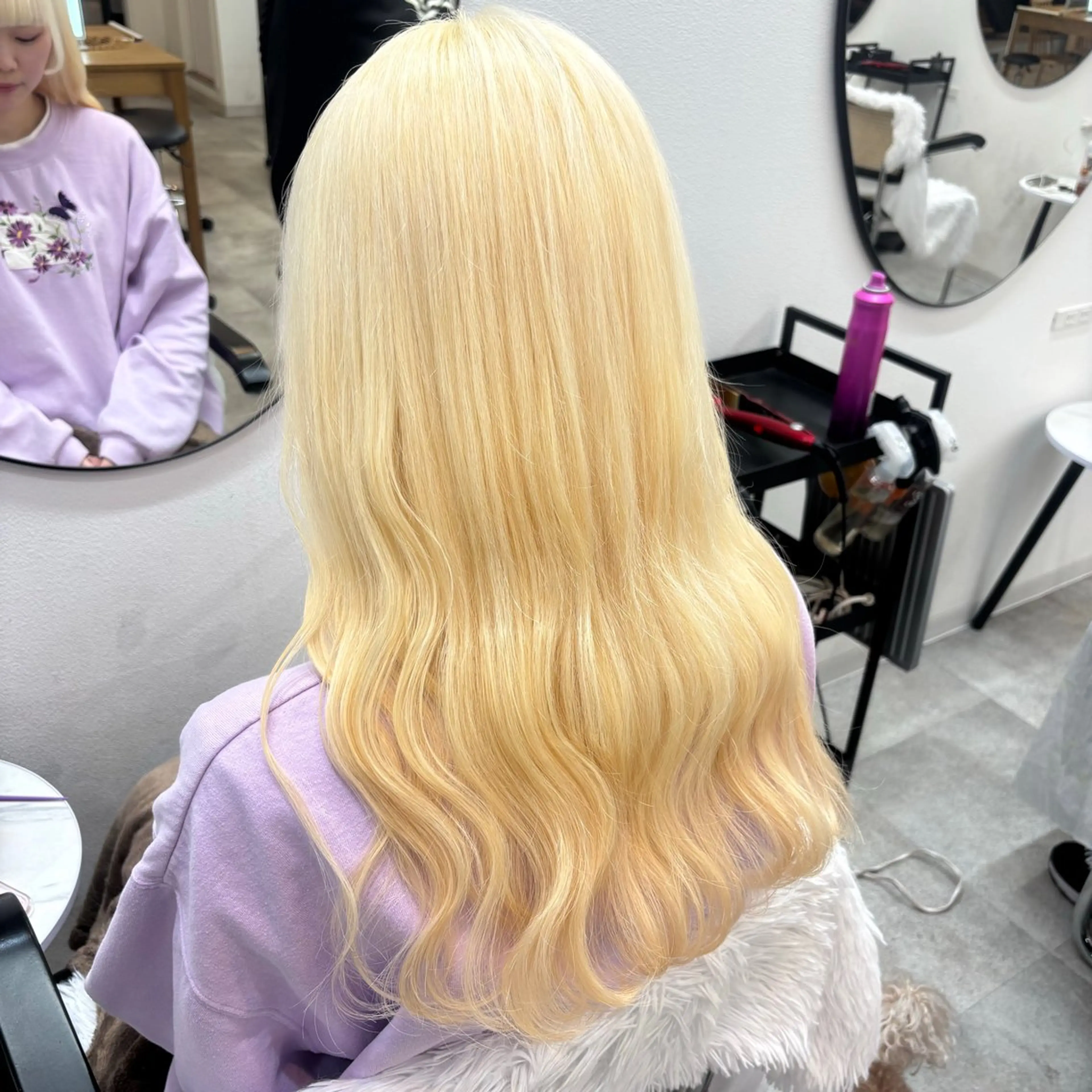 ロング カラー ヘアカラー トリートメント ヘアセット 渋谷🩶ハイトーン 🩶FUMUのヘアスタイル