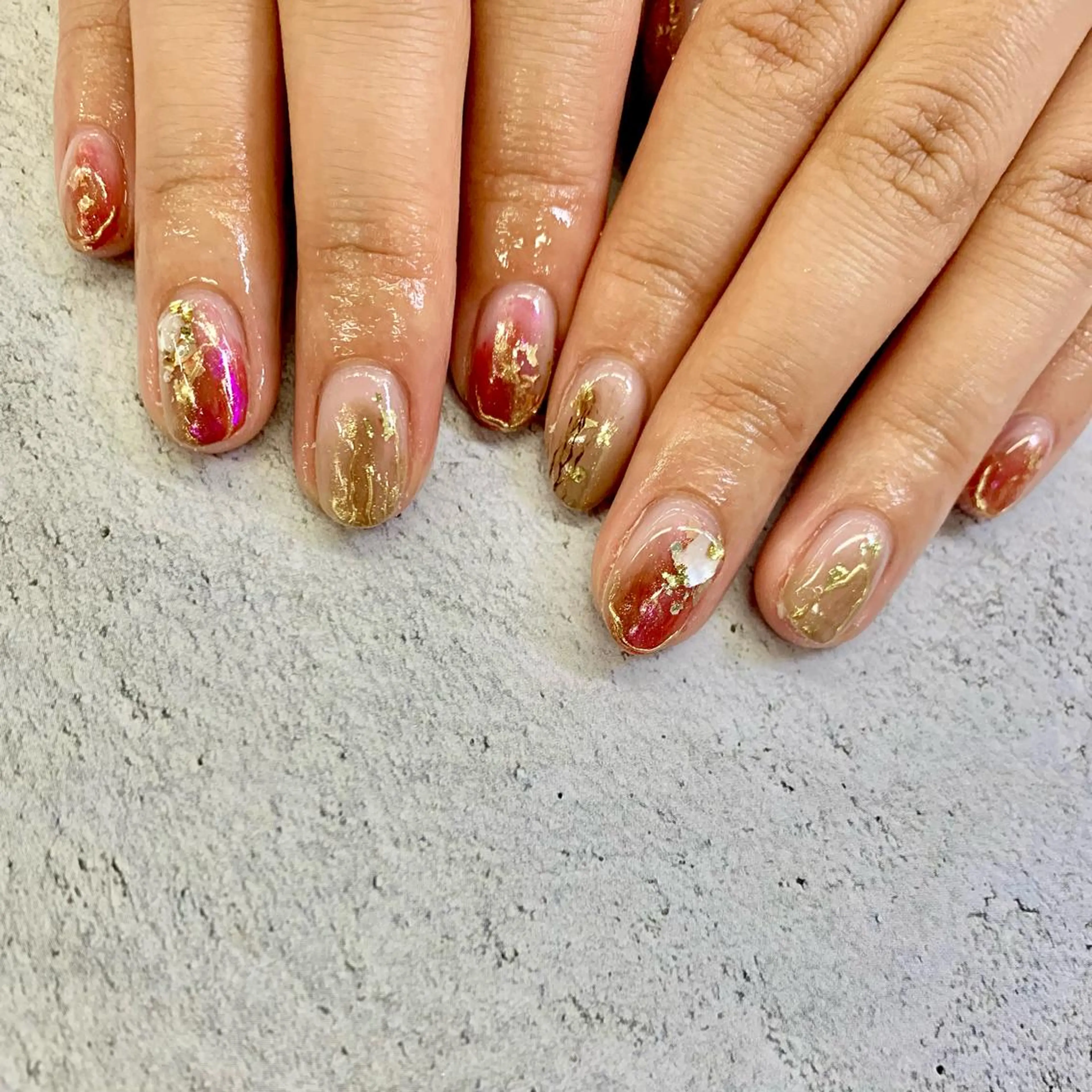 ネイル ニュアンスネイル ハンドネイル nail salon -Lien-所属・nailsalon -Lien-のネイルデザイン