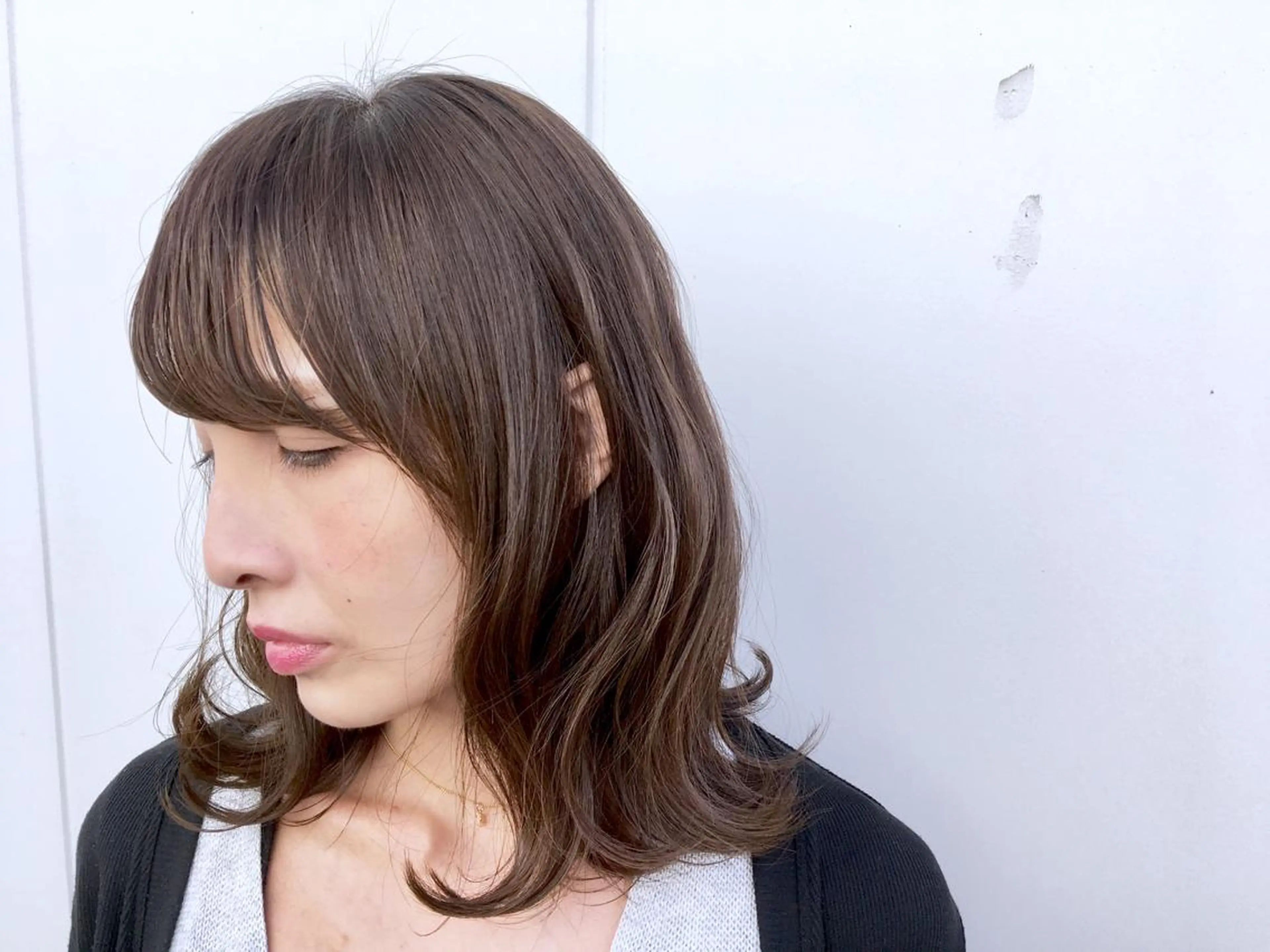 ミディアム カラー THREE所属・THREE 関根大のヘアスタイル