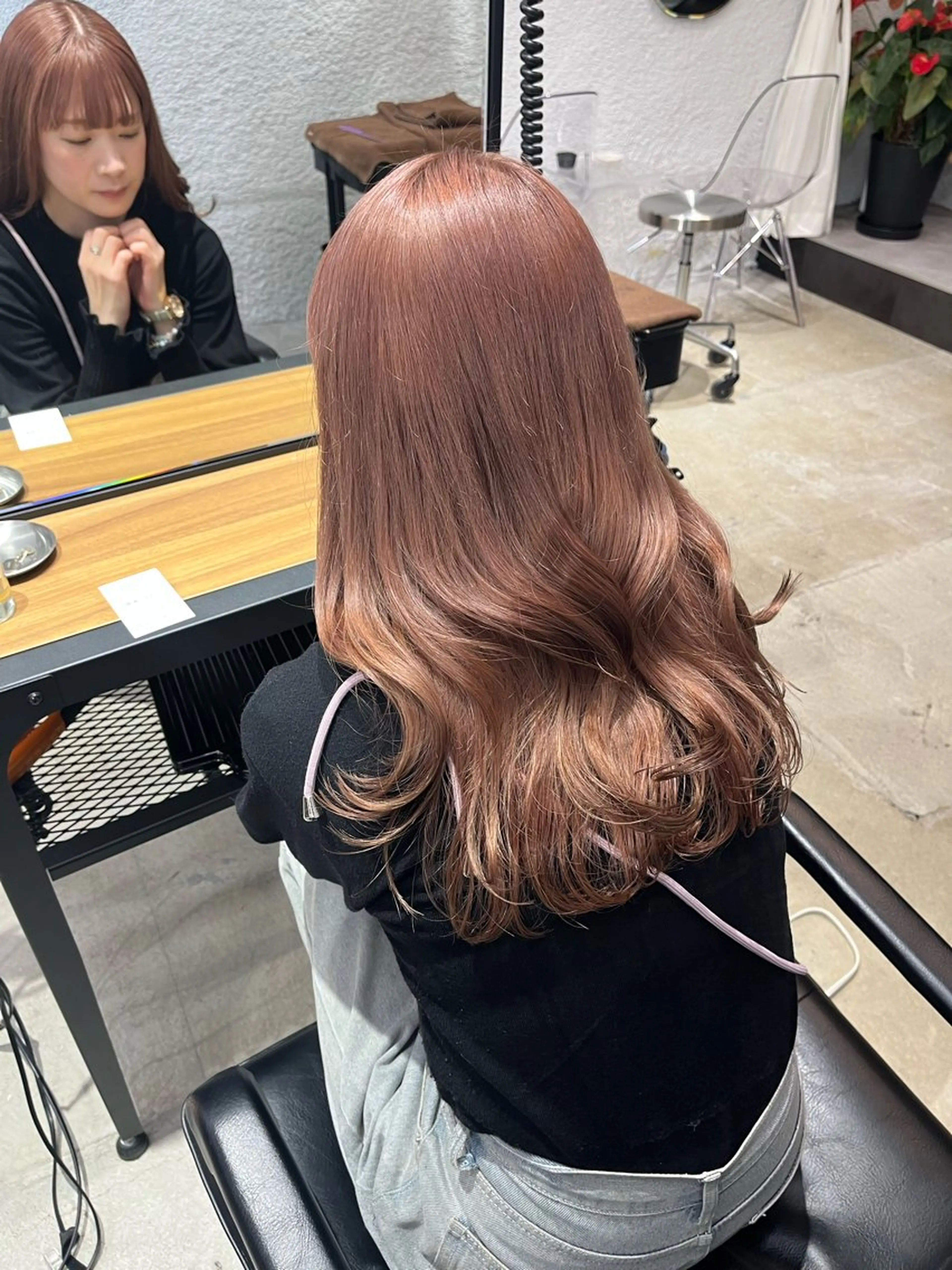 ロング ヘアカラー トリートメント baton  hair salon所属・✽透明感ｶﾗｰ ✽ 🍆那須ももこ🍑のヘアスタイル