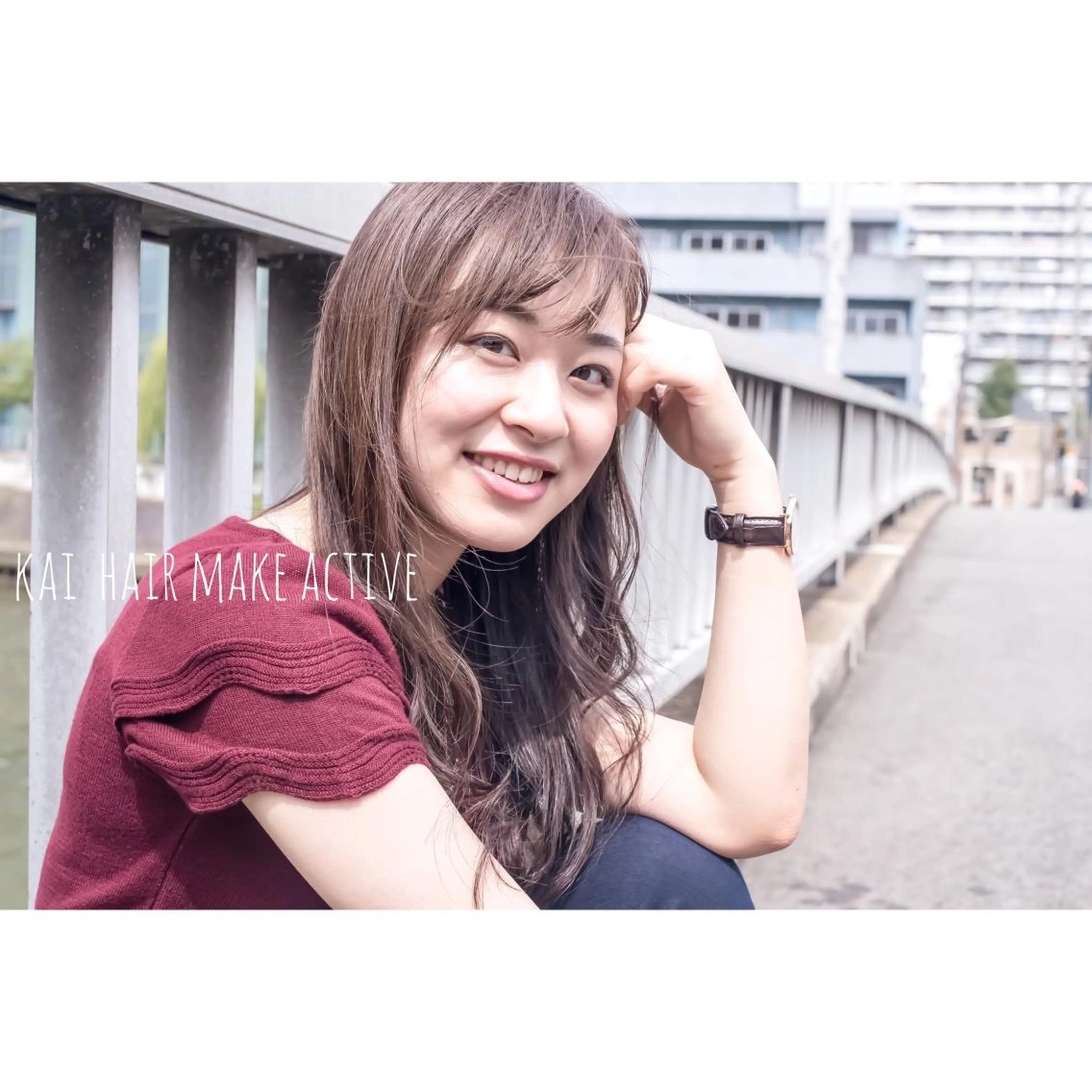 ロング カラー イルミナカラー カット ヘアカラー パーマ トリートメント 坂東 秀幸のヘアスタイル