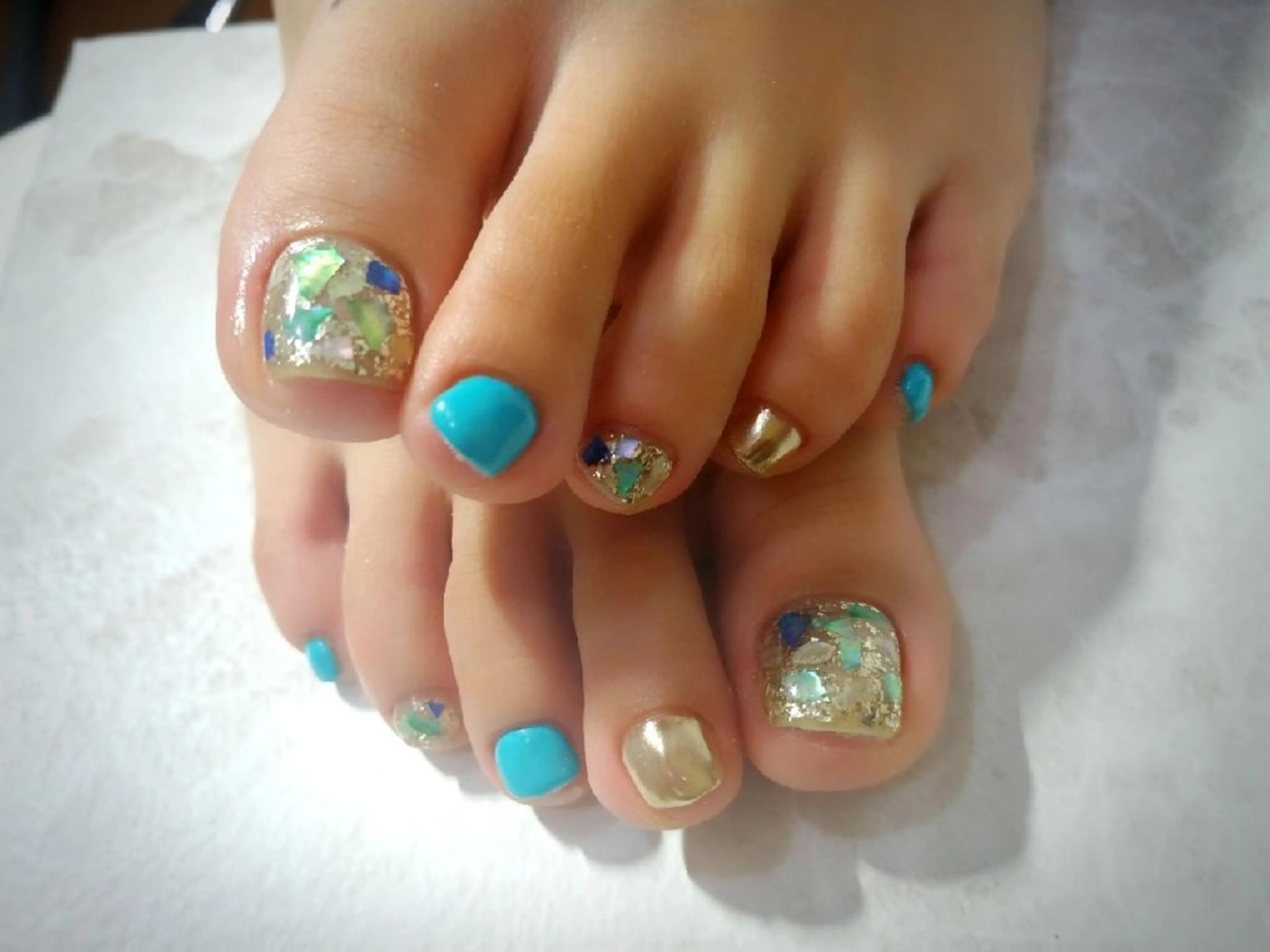 ネイル アートネイル ミラーネイル フットネイル nail  Culleoのネイルデザイン