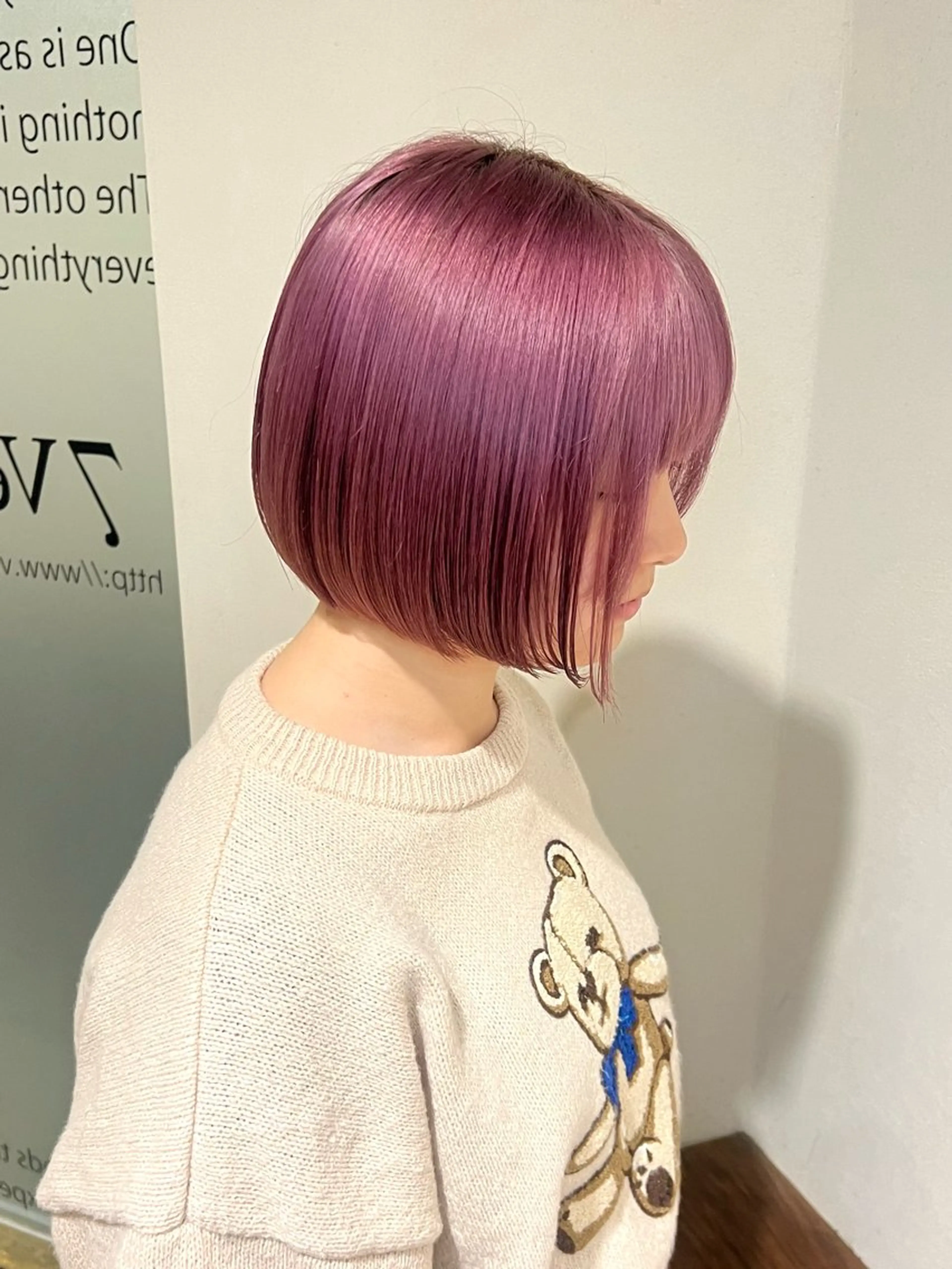 ショート カラー 透明感カラー 博多韓国ヘア /髪質改善【美涼】のヘアスタイル