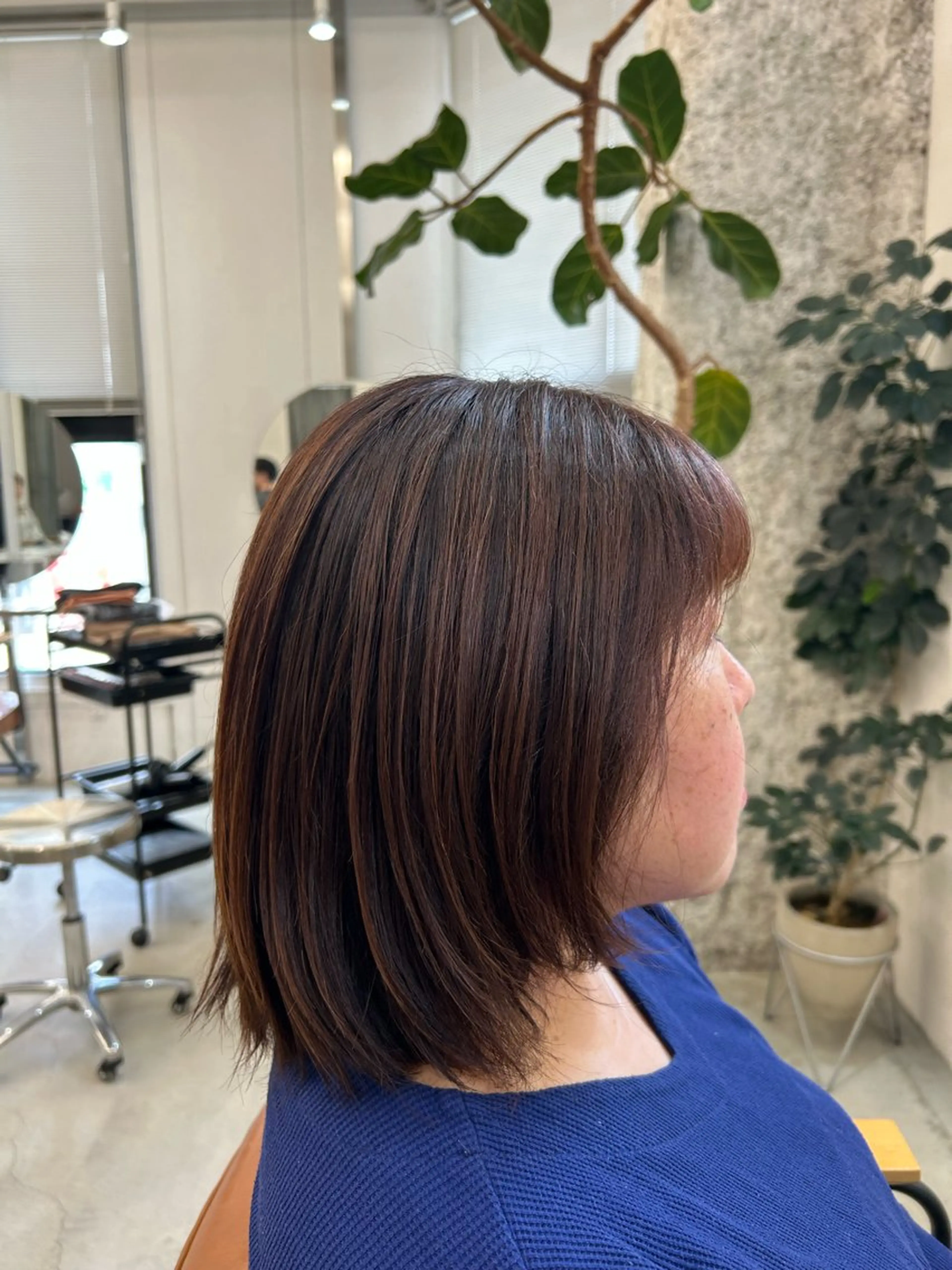 カラー ブラウンカラー ピンクカラー 髪質改善 ヘアカラー 大矢 歩武のヘアスタイル