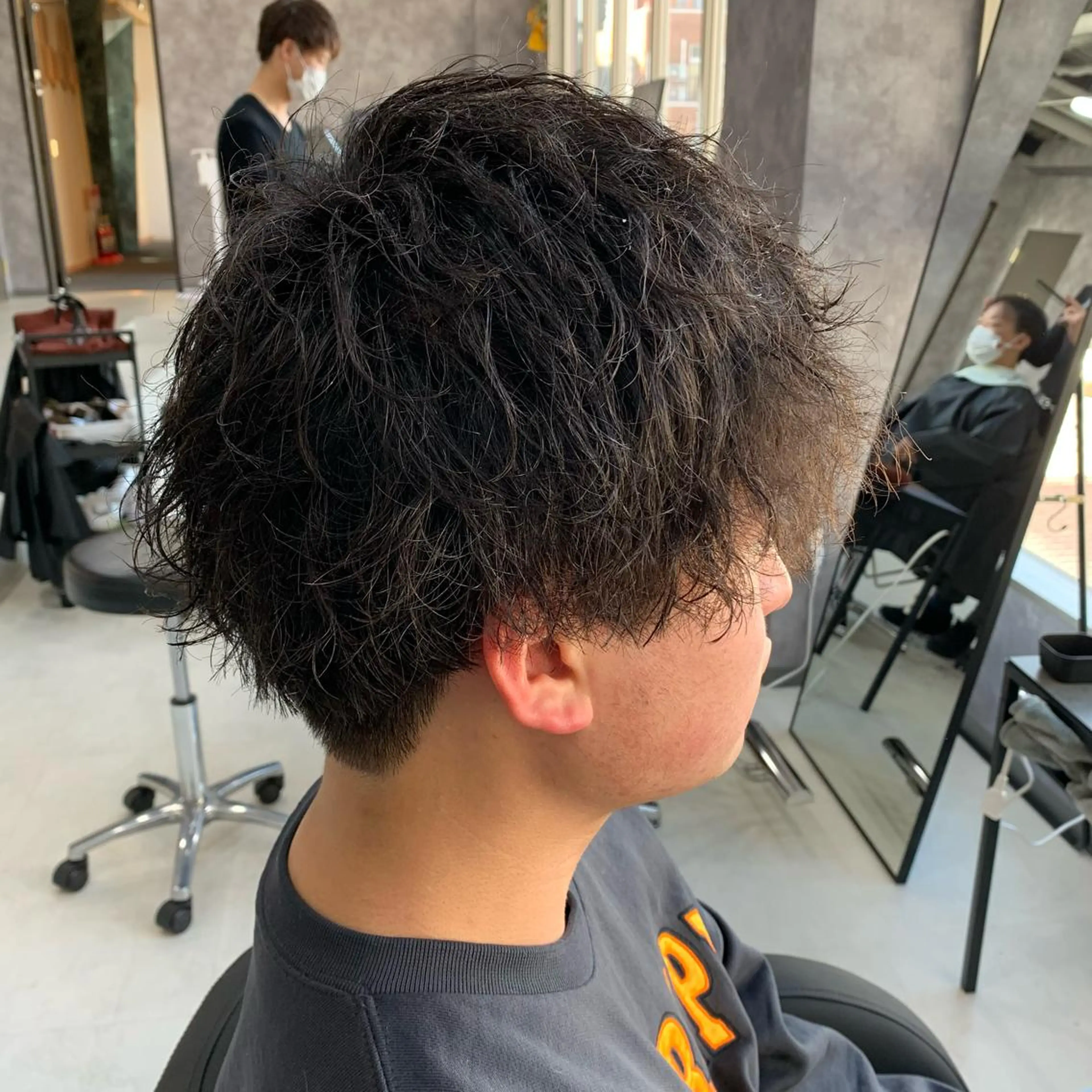 パーマ メンズ メンズパーマ特化 荻田知也のヘアスタイル