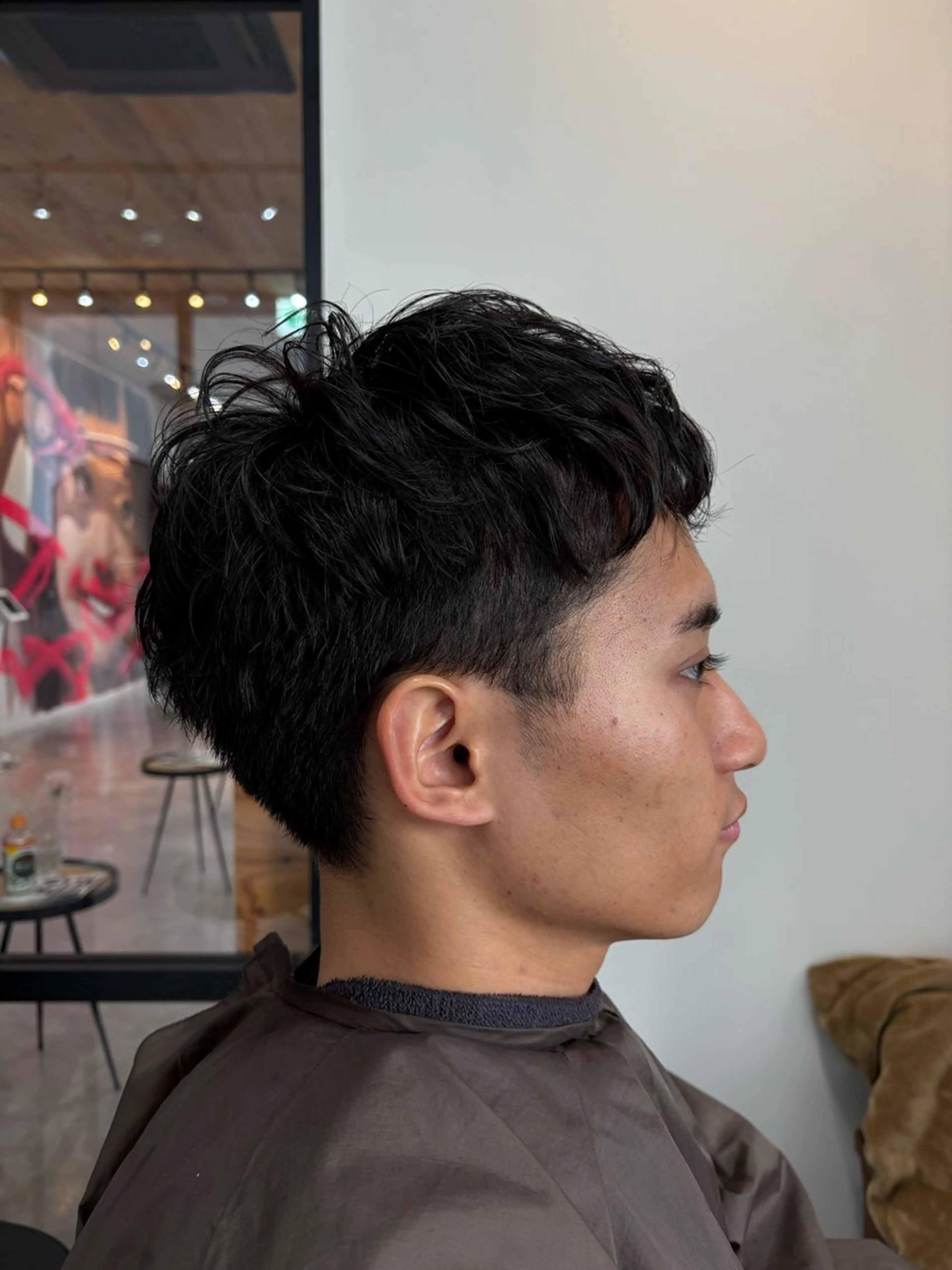 パーマ メンズ メンズパーマ メンズショート カット パーマ JAM吉祥寺所属・メンズカット クドウユウキのヘアスタイル