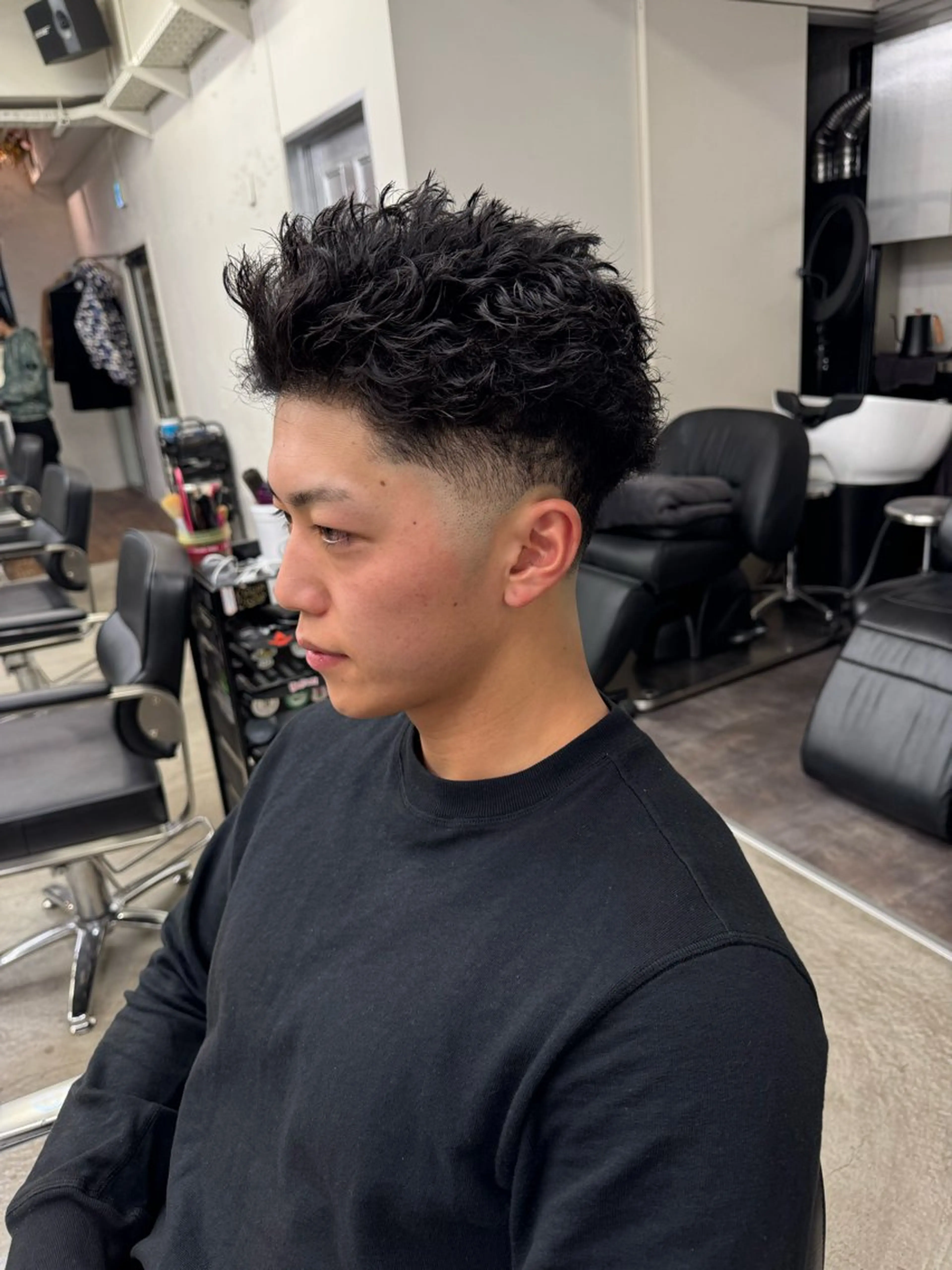 ショート メンズ フェードカット メンズショート スキンフェード スパイキーショート くせ毛 カット トリートメント 💈メンズ特化💈 TASUKUのヘアスタイル