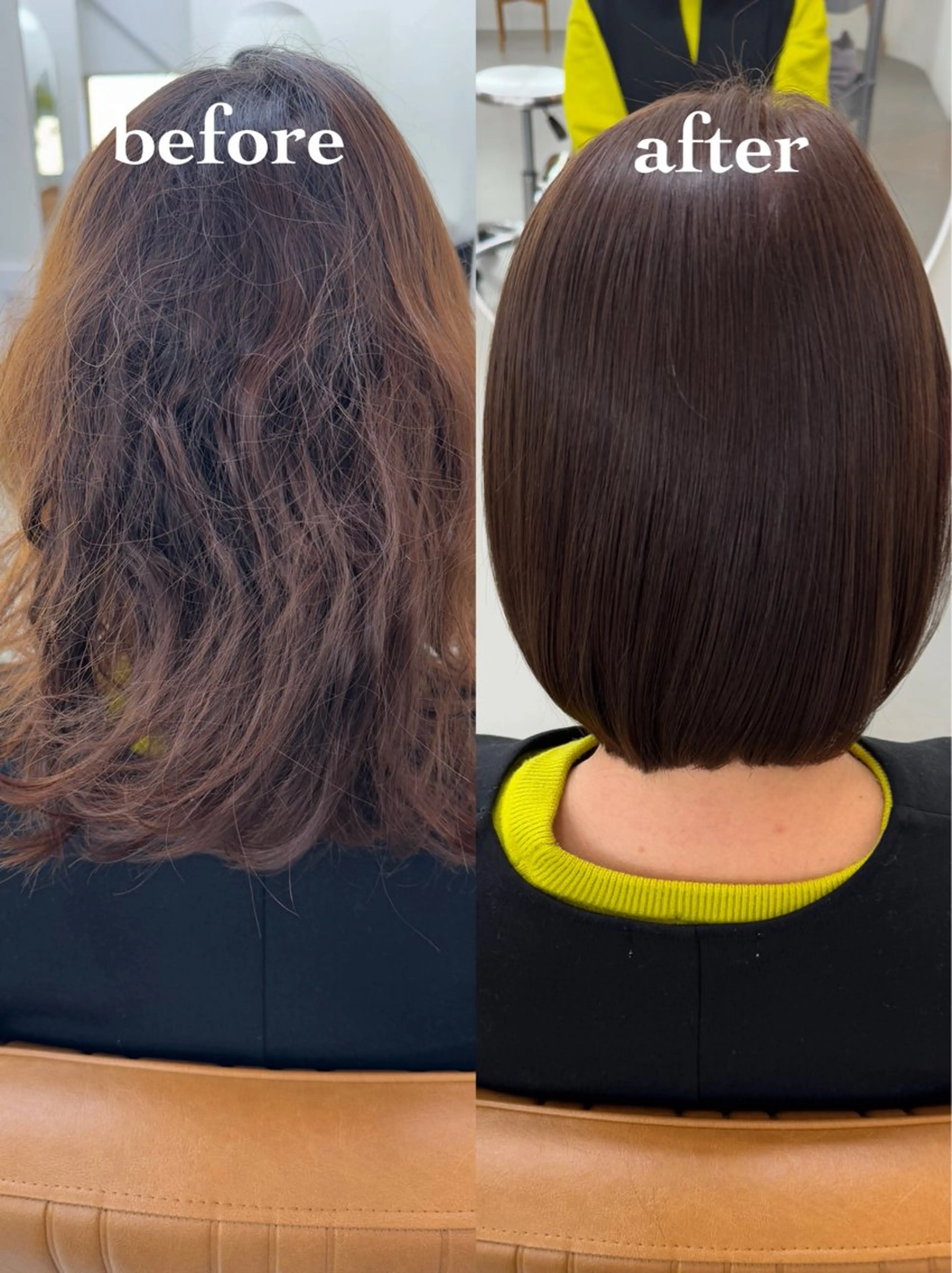 縮毛矯正 檜 果歩のヘアスタイル