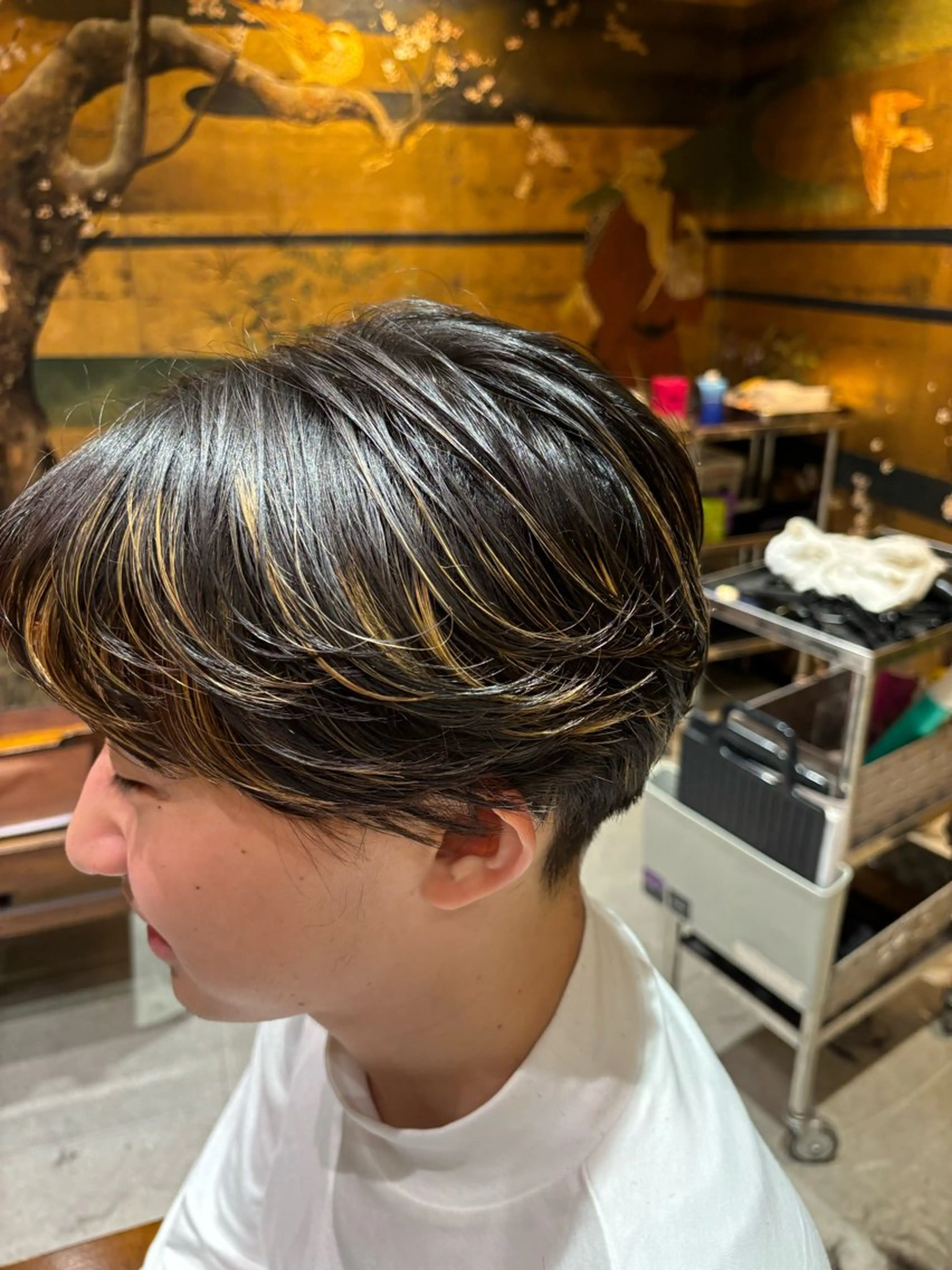 パーマ メンズ 【メンズ限定】原 唯登のヘアスタイル