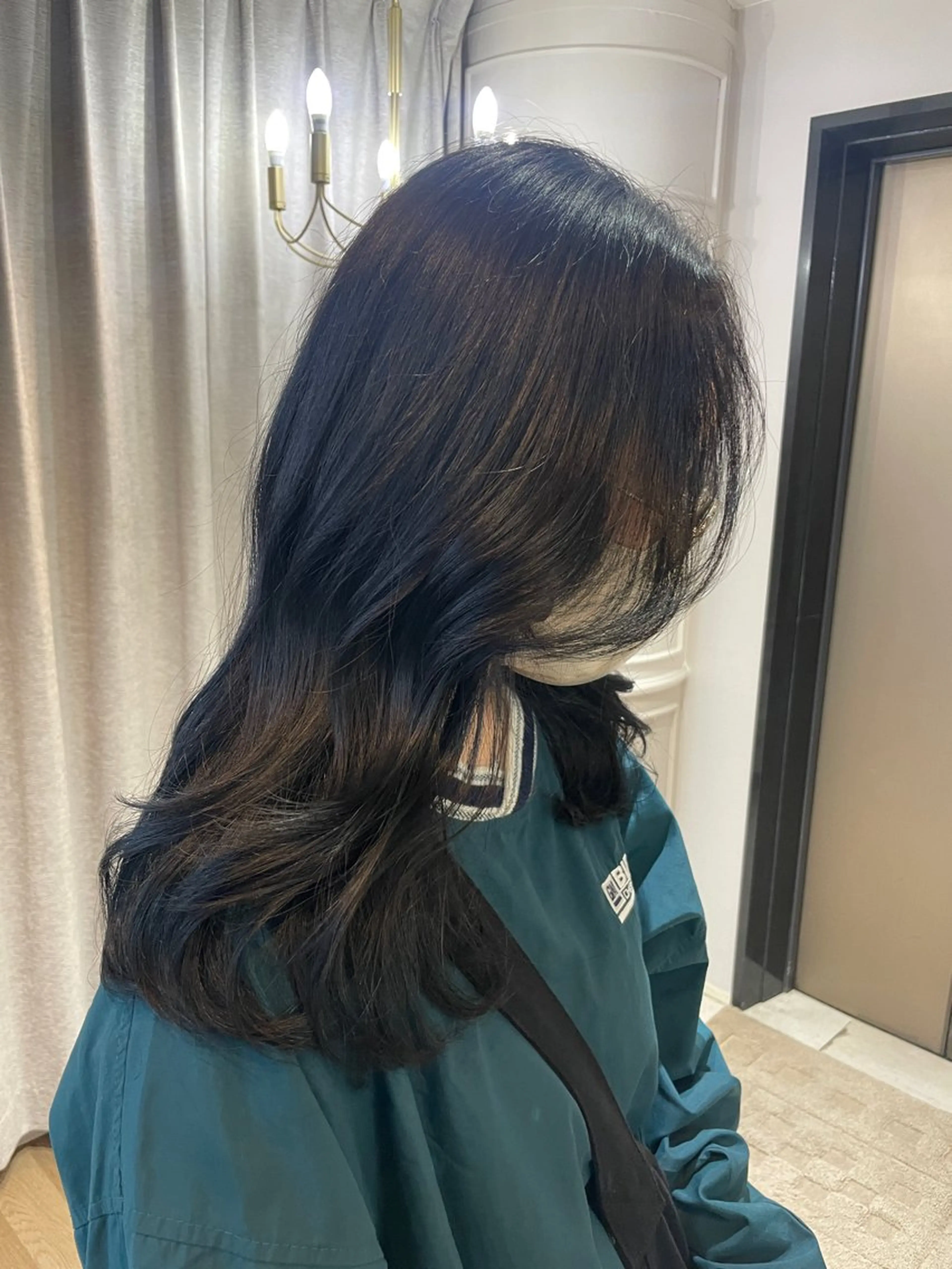 セミロング カラー 韓国風ヘア レイヤーカット HARUKA韓国ヘア /Luana梅田のヘアスタイル