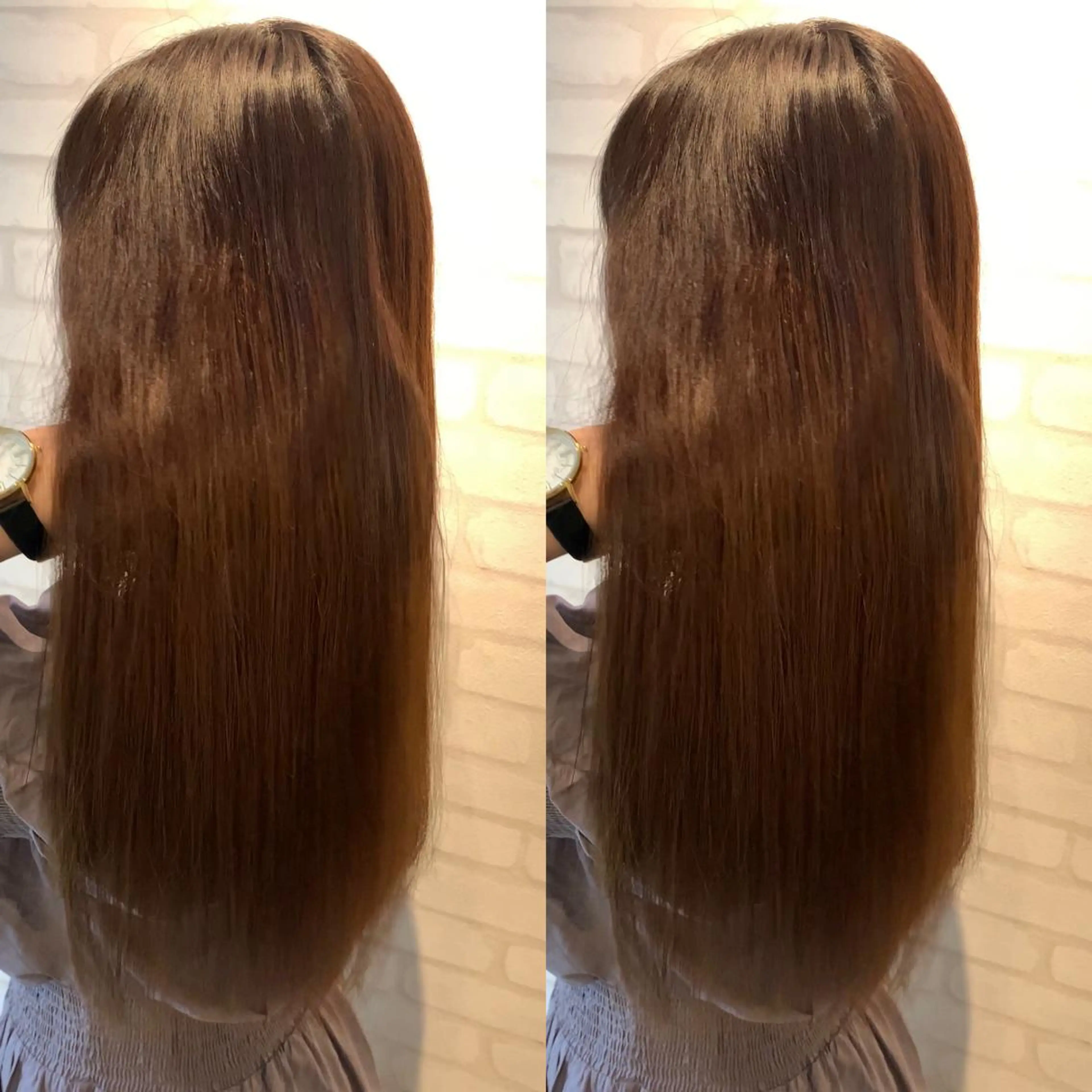 ロング 髪質改善 髪質改善カラーのヘアスタイル