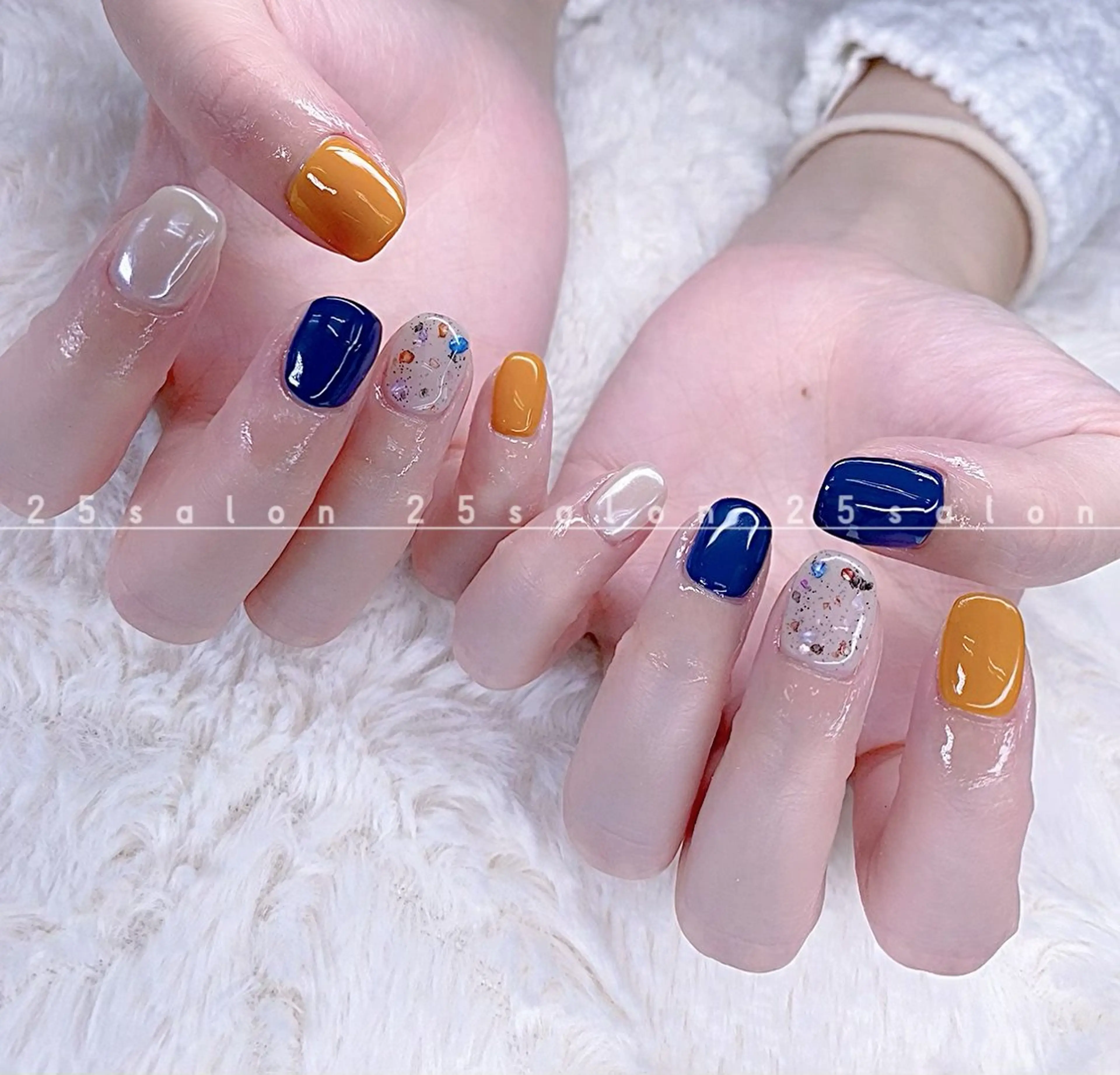 ネイル オーロラネイル チークネイル フットネイル フレンチネイル ジェルネイル 2 5のマツエク・マツパデザイン