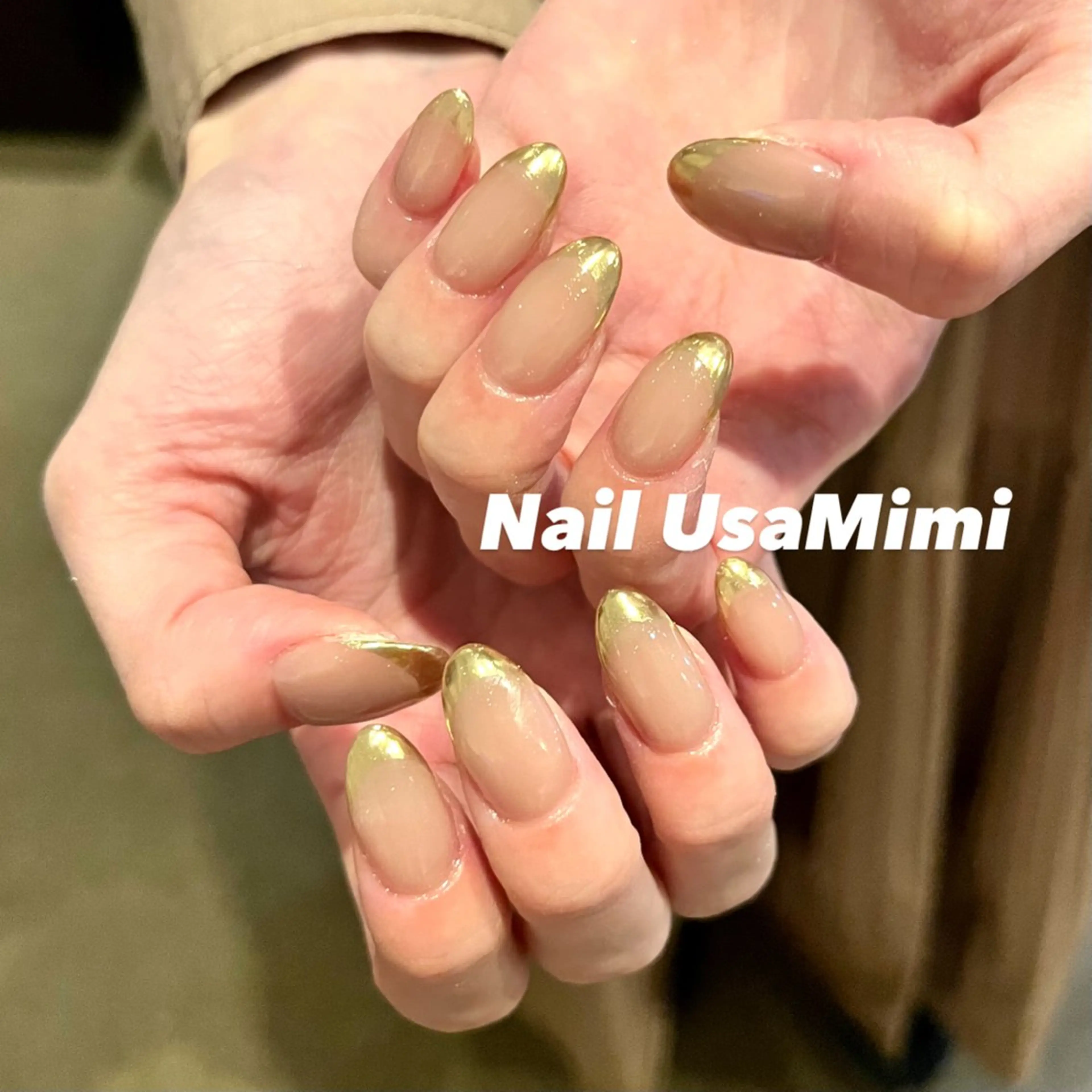 ネイル フレンチネイル ミラーネイル ハンドネイル Nail Usa Mimi ASAKOのネイルデザイン