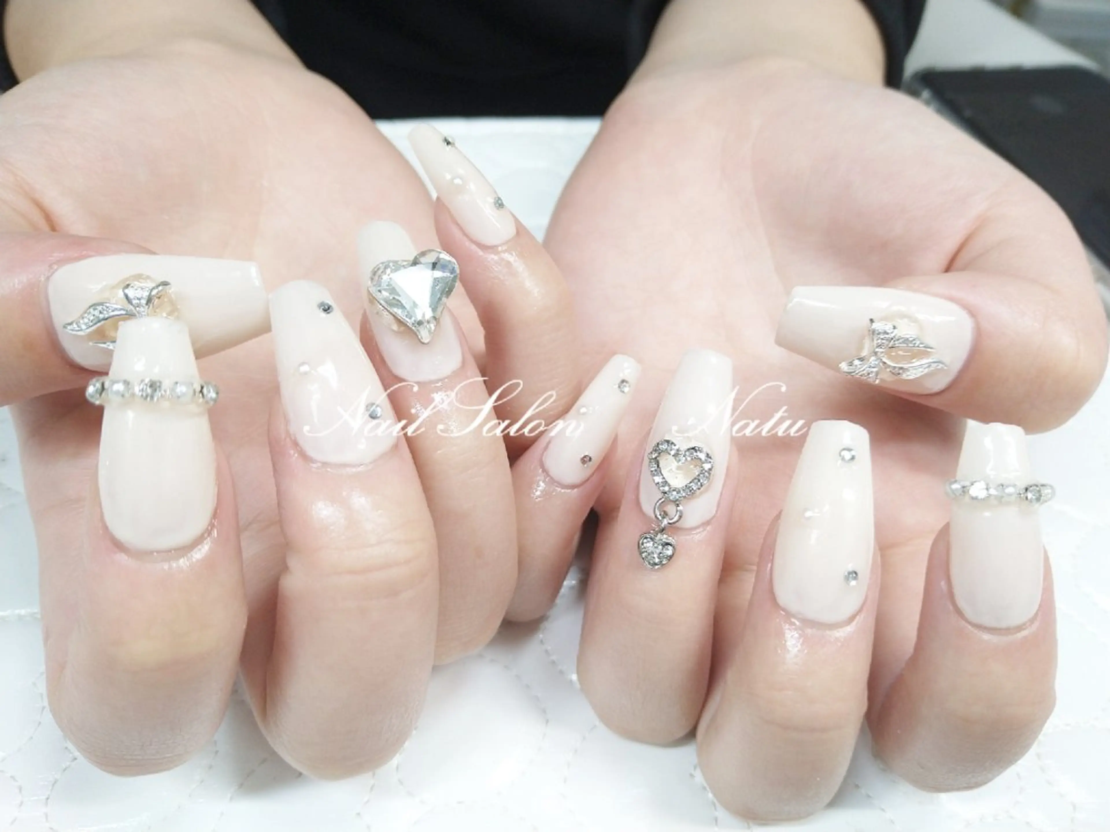 ネイル 長さ出し nailsalon　 Natuのネイルデザイン
