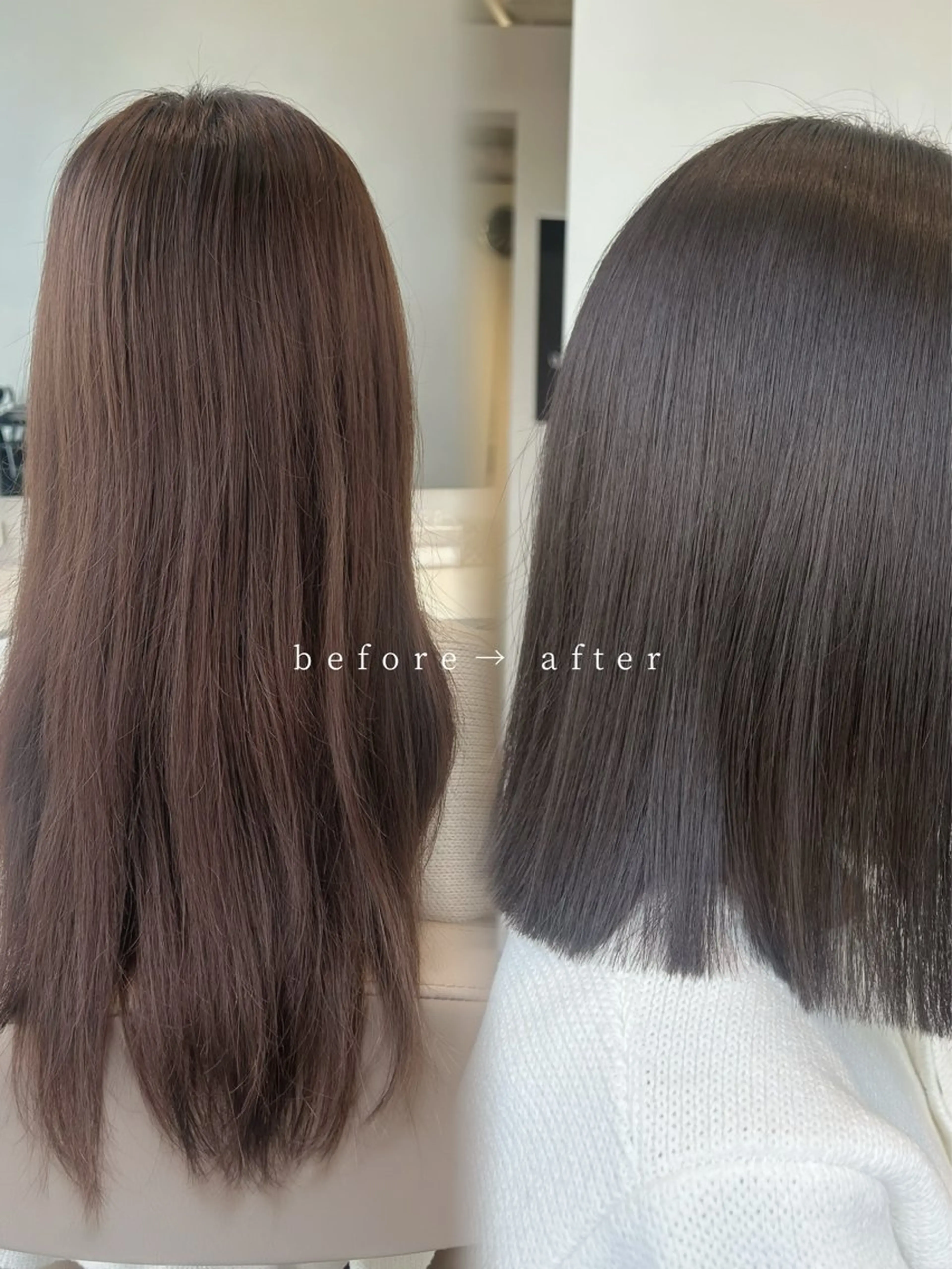 ミディアム カラー 🤍垢抜け♡透明感 カラーmoeka🤍のヘアスタイル