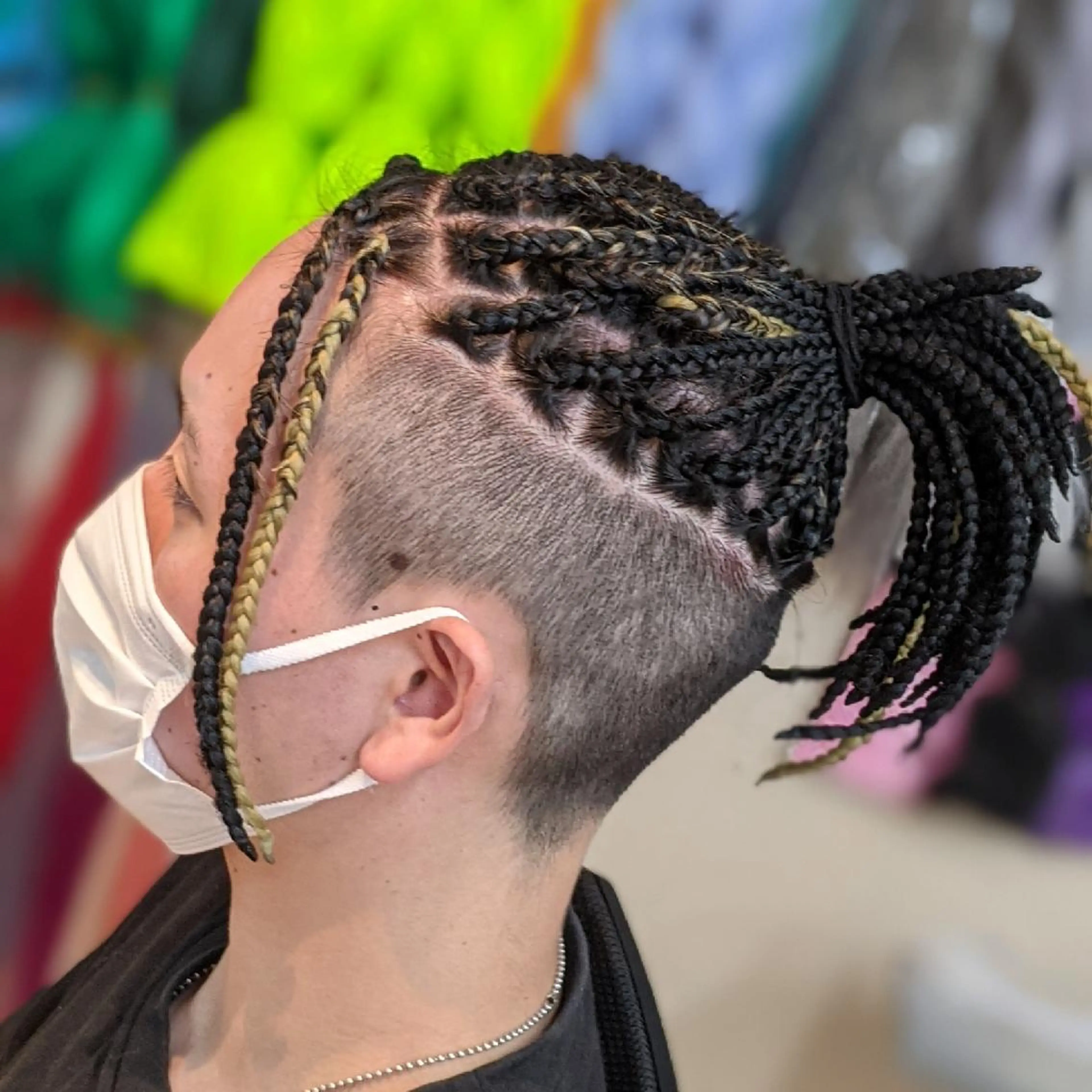 ミディアム メンズ メンズメッシュ エクステ scamp ★のヘアスタイル