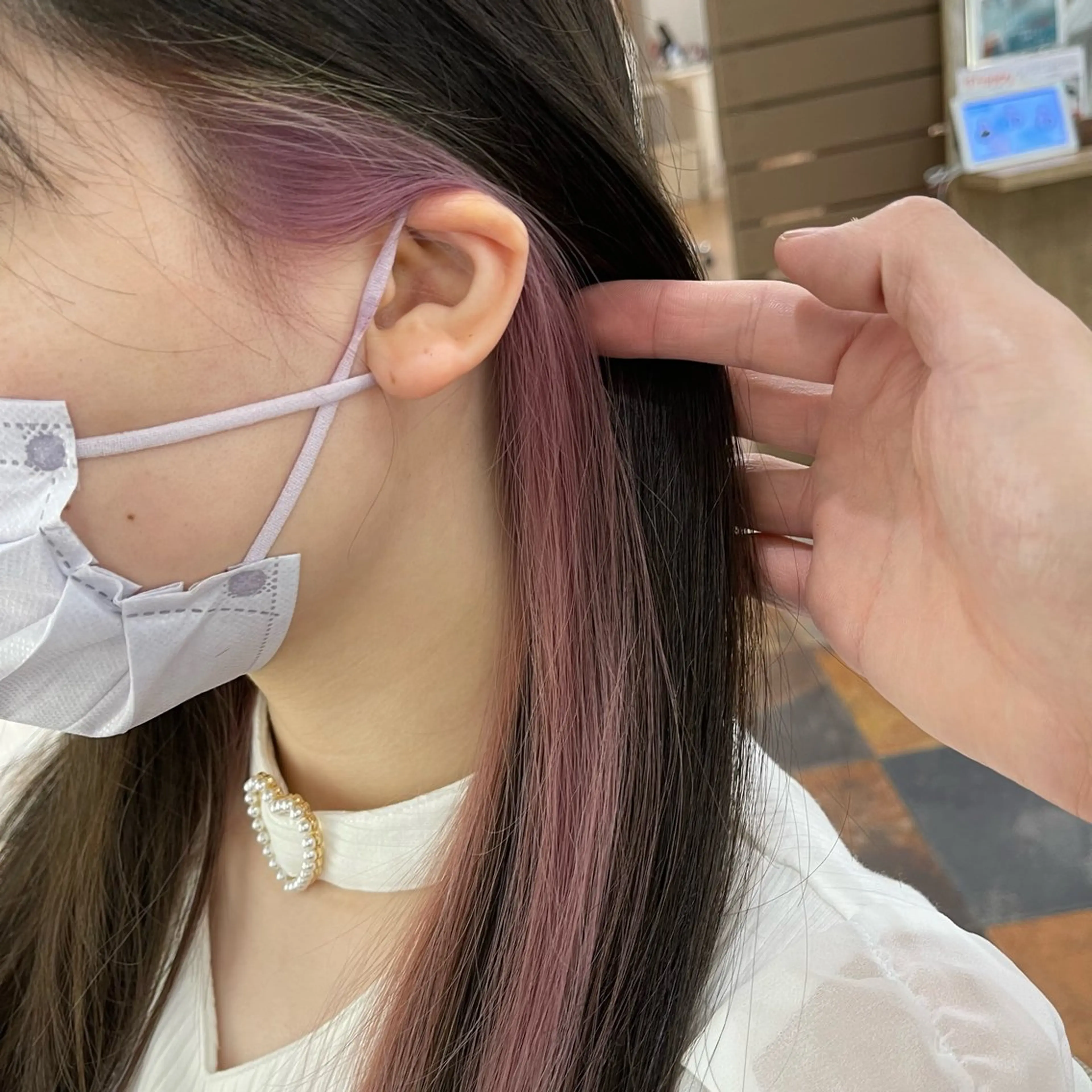 【うる艶✨】似合わせカット＋インナーカラー＋original treatmentの写真