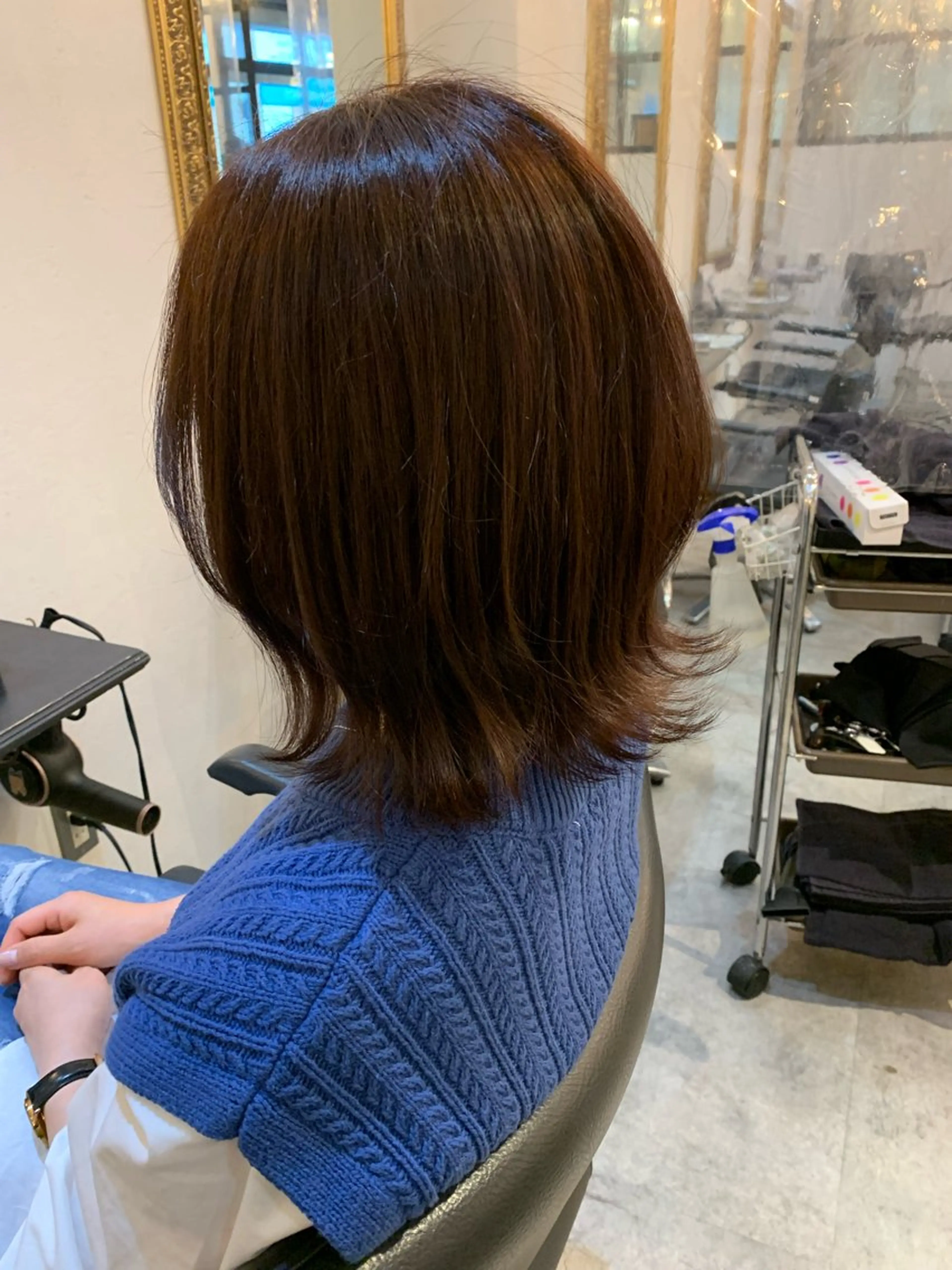 ミディアム 頭浸浴×似合わせ HolyGrailのヘアスタイル