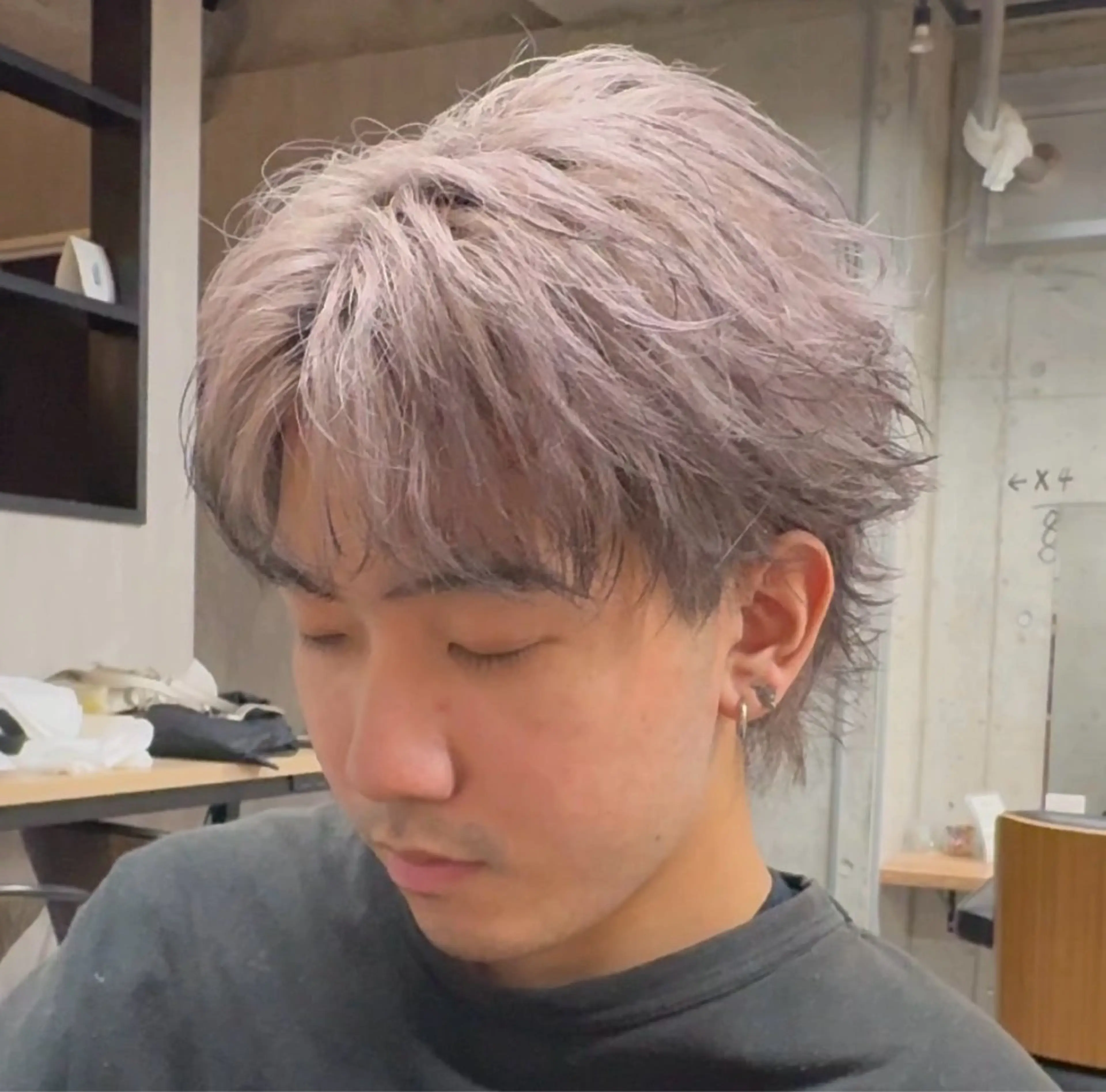 カラー メンズ カット ヘアカラー ‎🤍モテ/メンズ KEISHO🩶のヘアスタイル