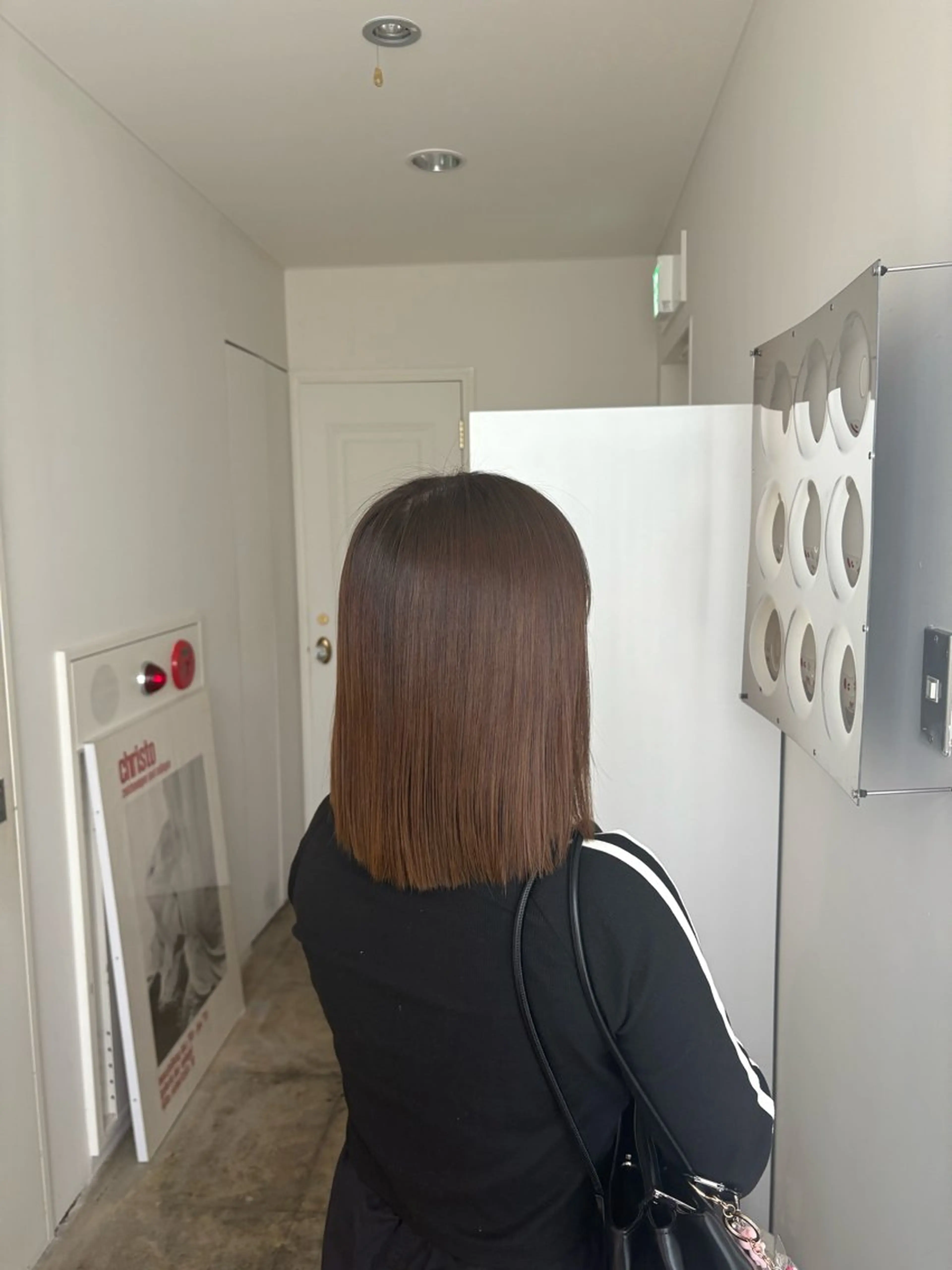 ミディアム トリートメント カット ヘアカラー トリートメント 髪質改善/レイヤー/ 大阪/ヨシノヒメカのヘアスタイル