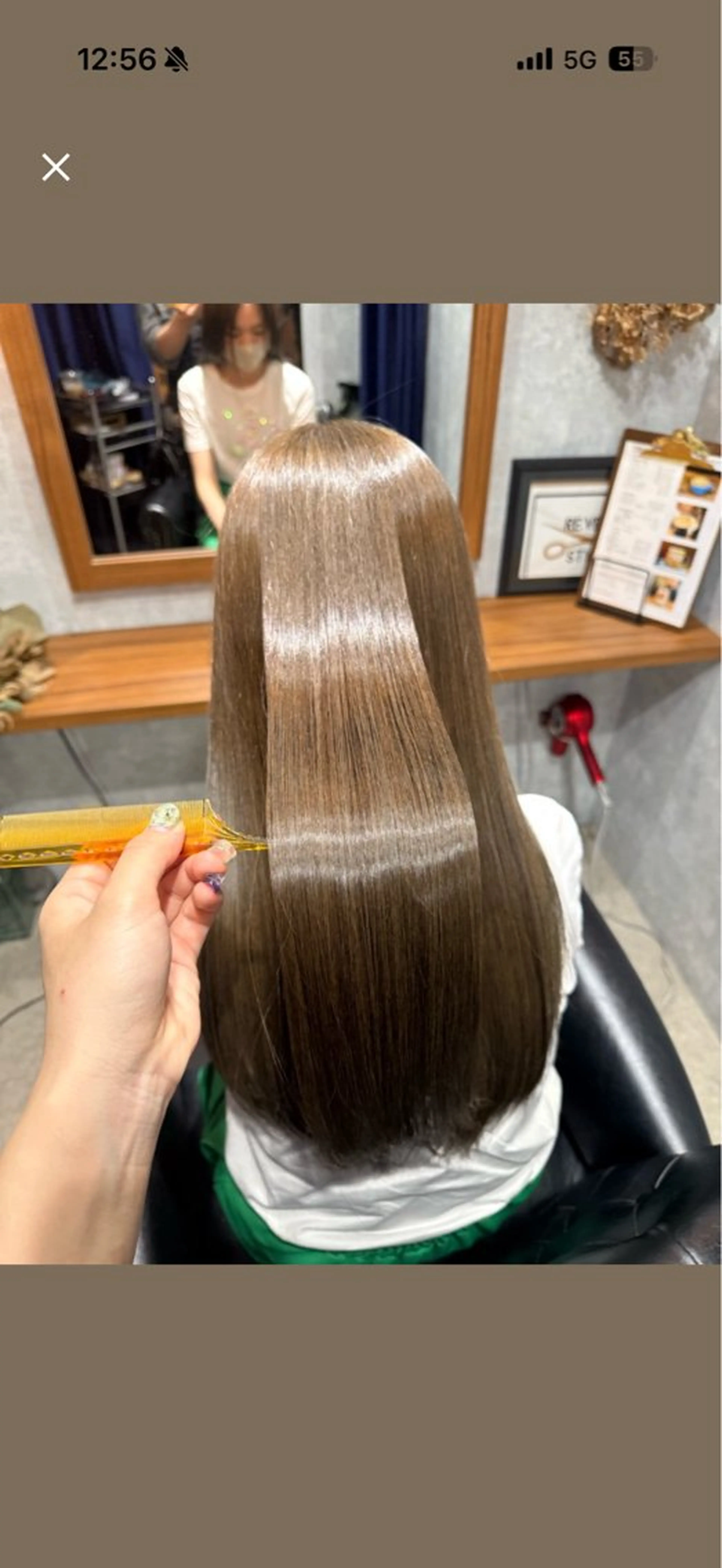 ロング カラー ベージュカラー オリーブベージュ ヘアカラー Hinako🦋 ブリーチカラーのヘアスタイル